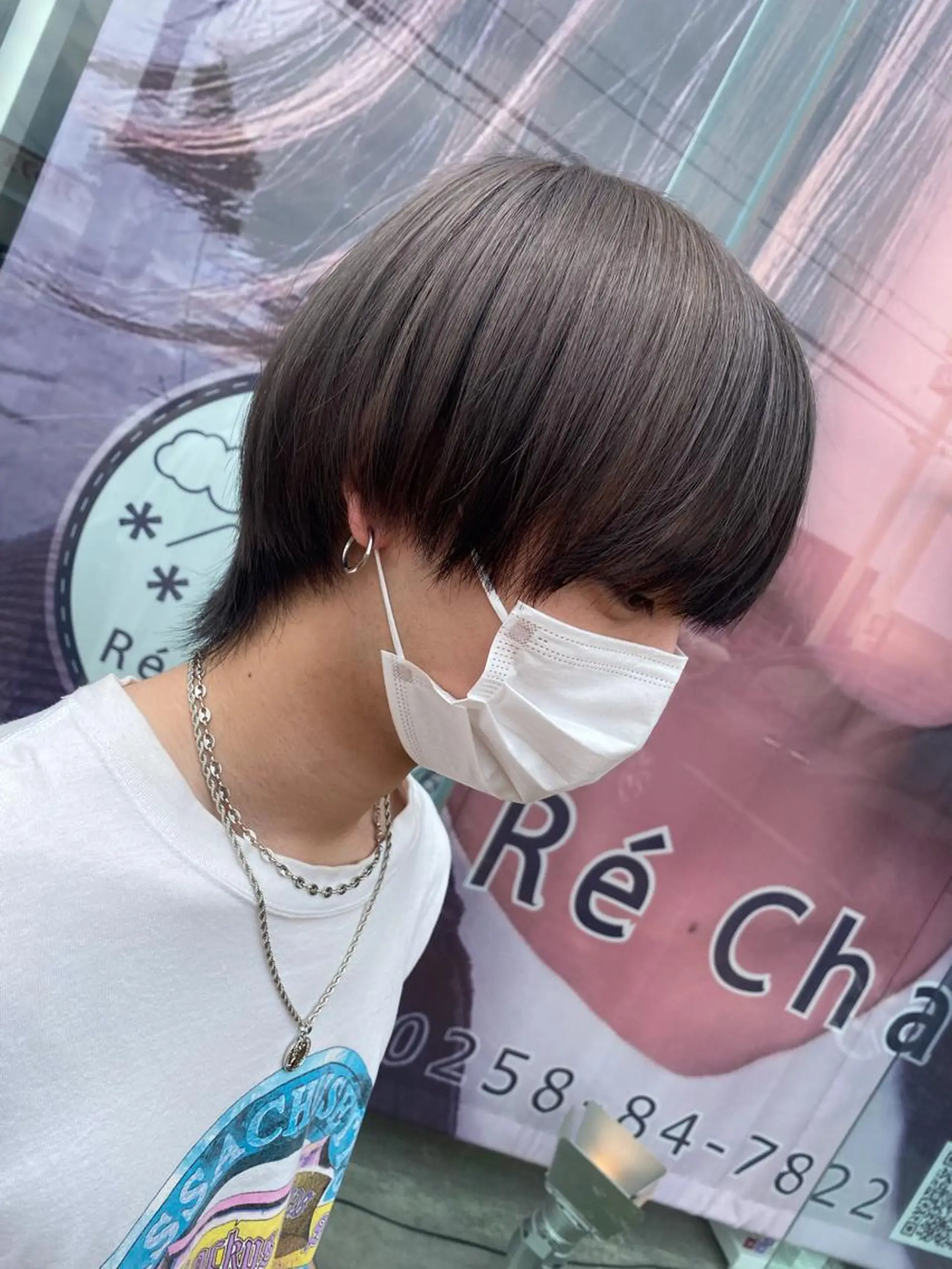 ショート カラー メンズ シルバー ヘアカラー 🌙磯野 風香🌙 ReCharme新保のヘアスタイル