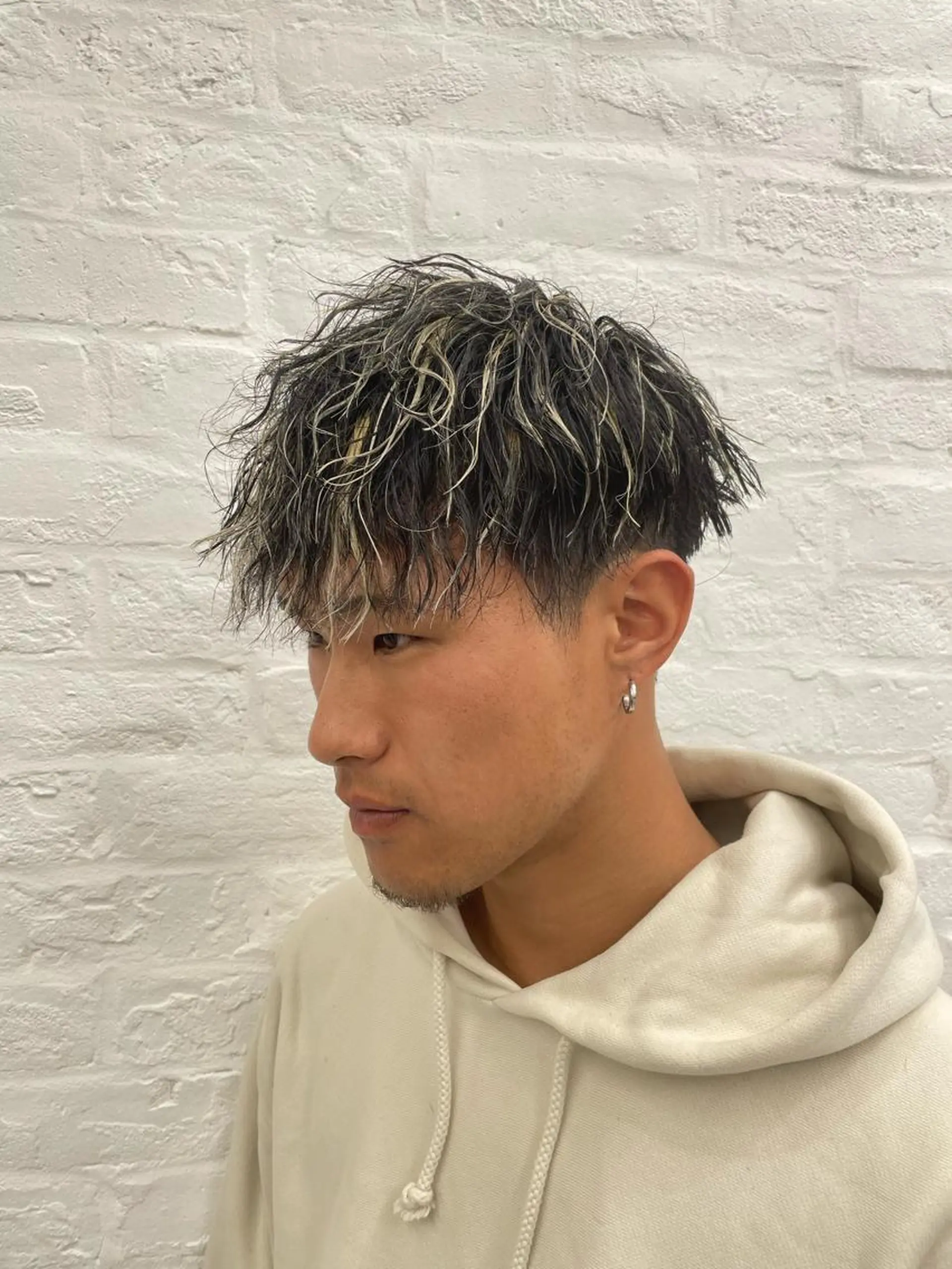 ショート カラー メンズ カット ヘアカラー パーマ トリートメント ヘアセット ショートスタイル RYOSUKEのヘアスタイル