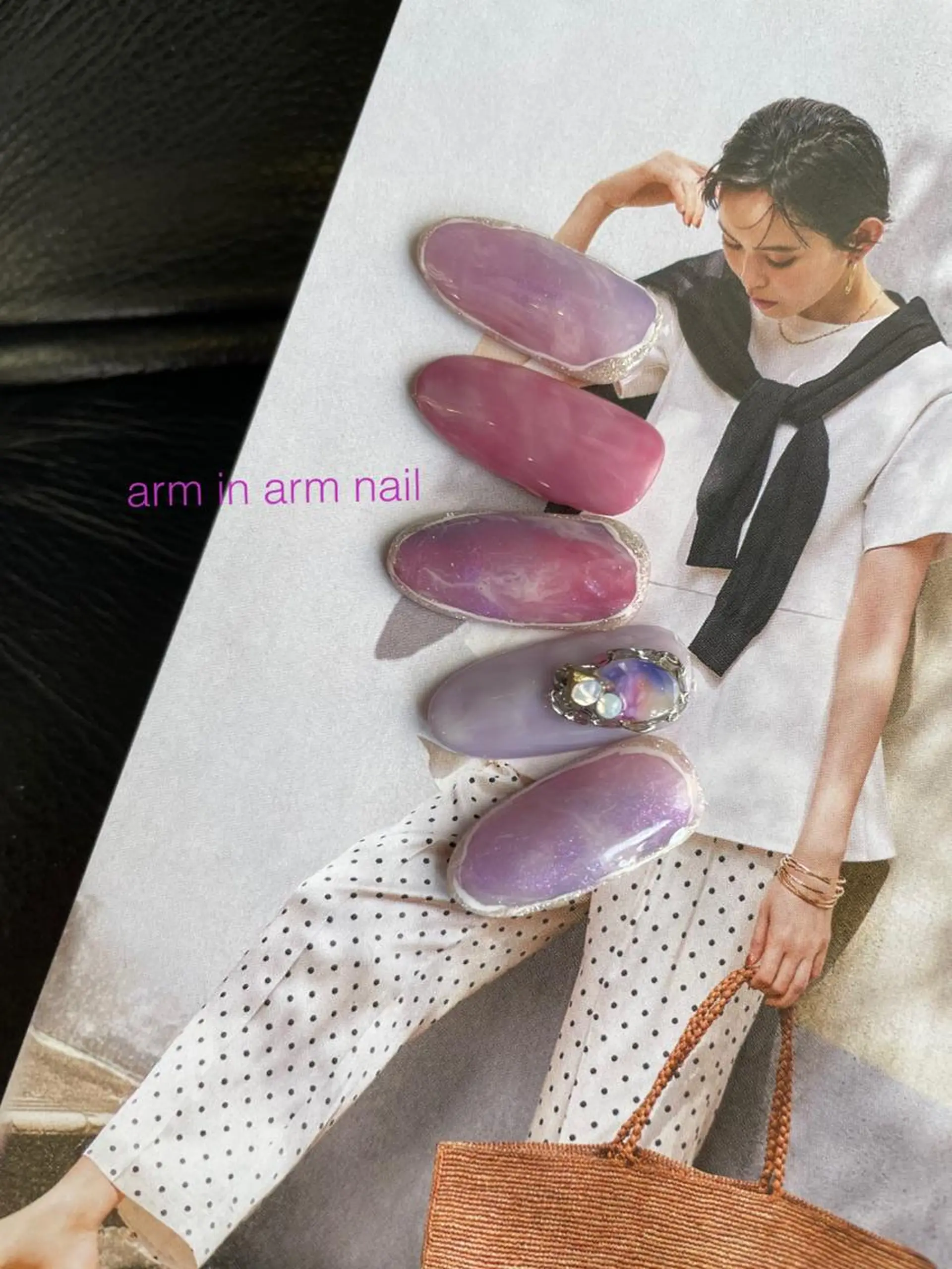 ネイル arm in arm ︎✿Yamamotoのマツエク・マツパデザイン