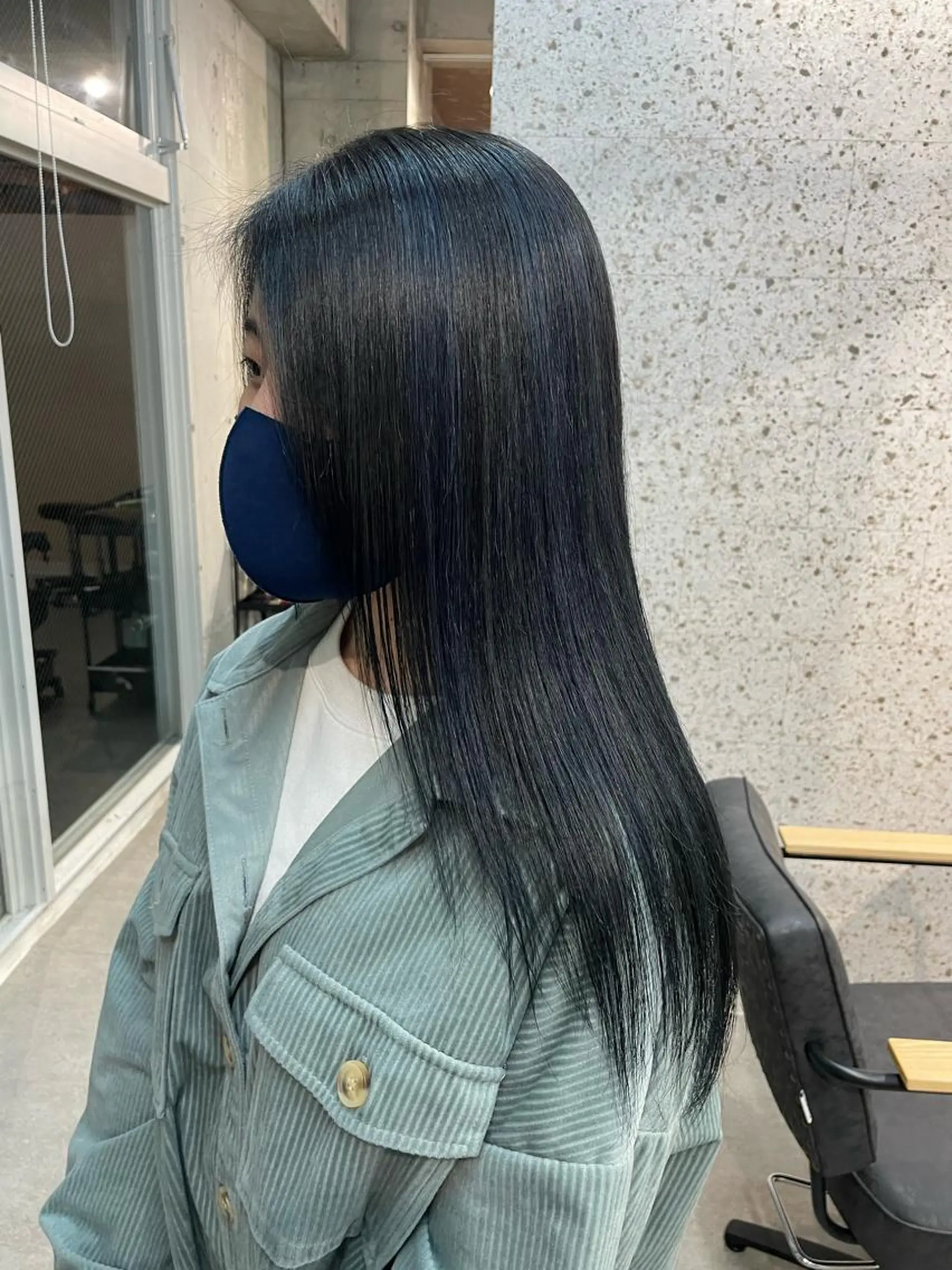 ロング カラー ブルーカラー ハイライトカラー ハイライト ヘアカラー lani hair salon所属・SHOTO ハイトー ン/デザインカラーのヘアスタイル