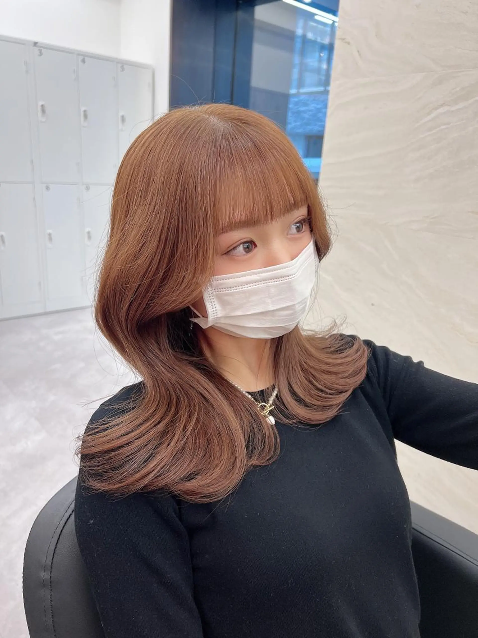 セミロング カラー カット ヘアカラー トリートメント ヘアセット 🪞上品で可愛い韓国 ヘア🪞Rikutoのヘアスタイル