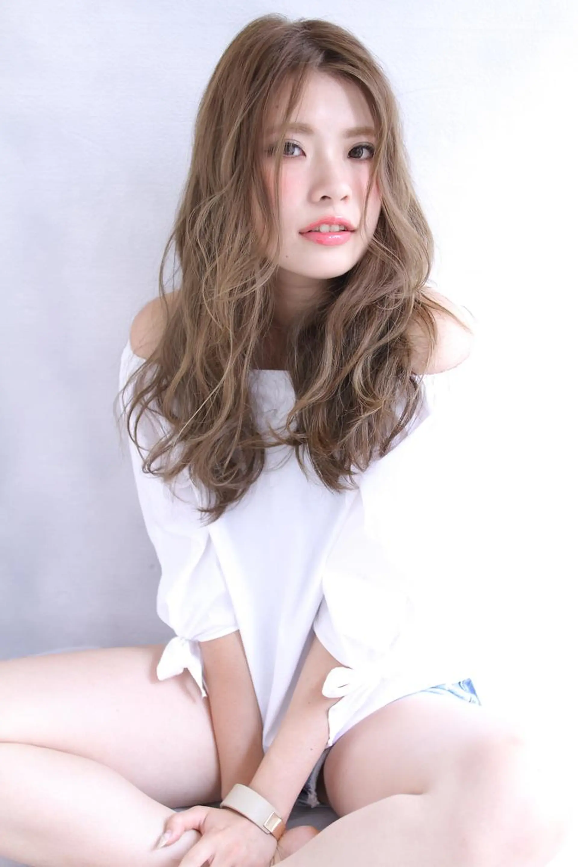 ロング カラー EMANONシェアサロン心斎橋店所属・韓国メンズヘア　ミル クティボブ　足立佳代のヘアスタイル