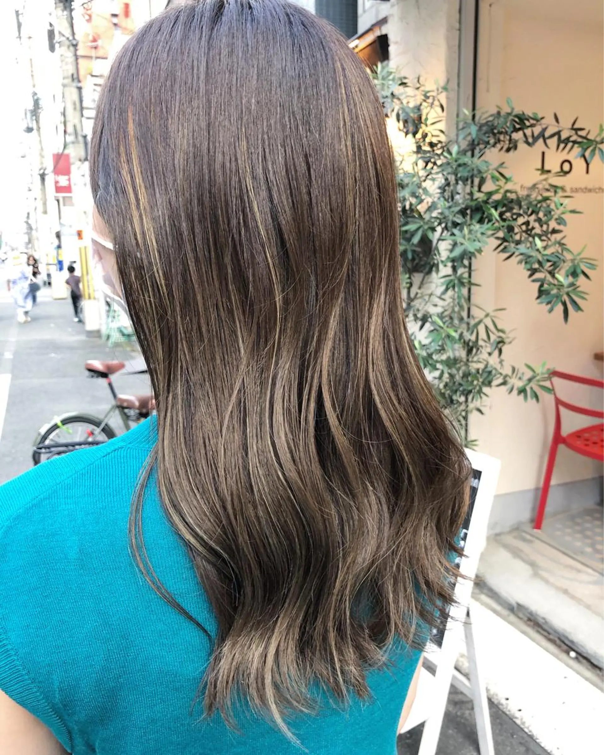 ミディアム カラー ハイライトカラー ハイライト luve heart's And Be  minamisemba所属・脇坂 佳世の眉毛・アイブロウイメージ