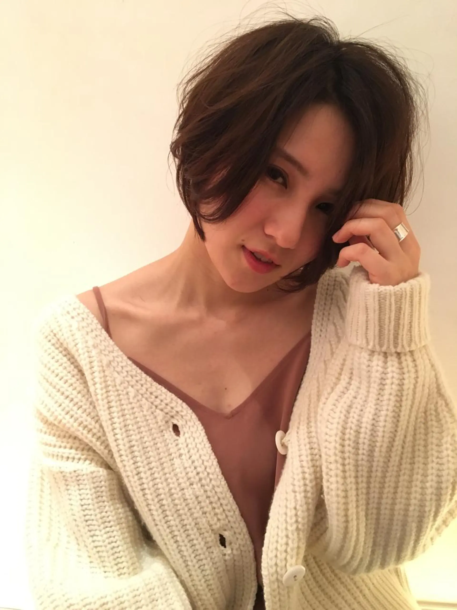 ショート カラー 店長/mao/ 前髪/顔周りカットのヘアスタイル