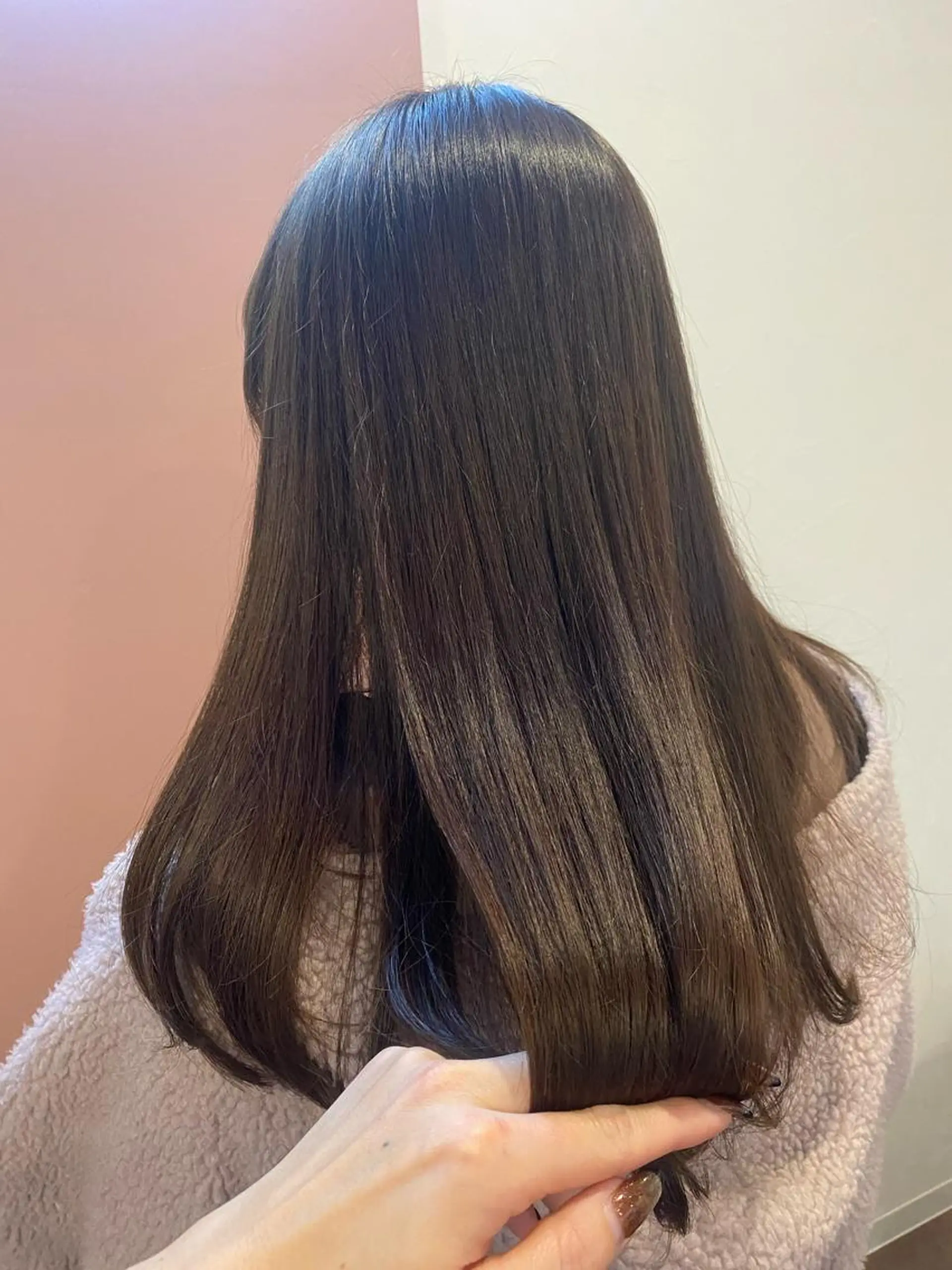 ロング カラー ブラウンカラー ココアブラウン カット ヘアカラー トリートメント pep所属・pep natsumiのヘアスタイル