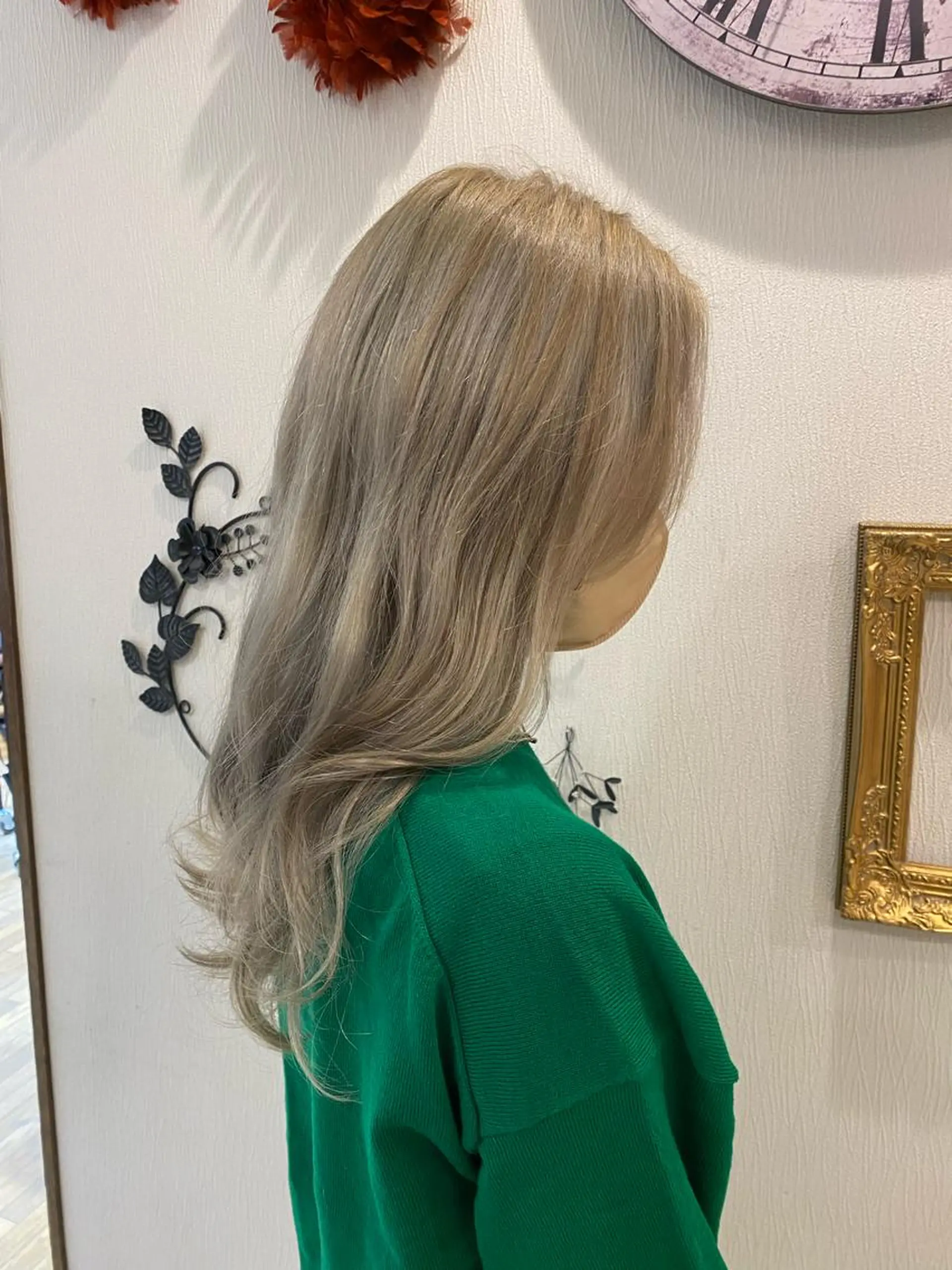 ロング カラー バレイヤージュ ブリーチ ケアブリーチ 透明感カラー デザインカラー 💙ルル💙 ハイトーン/レイヤーのヘアスタイル