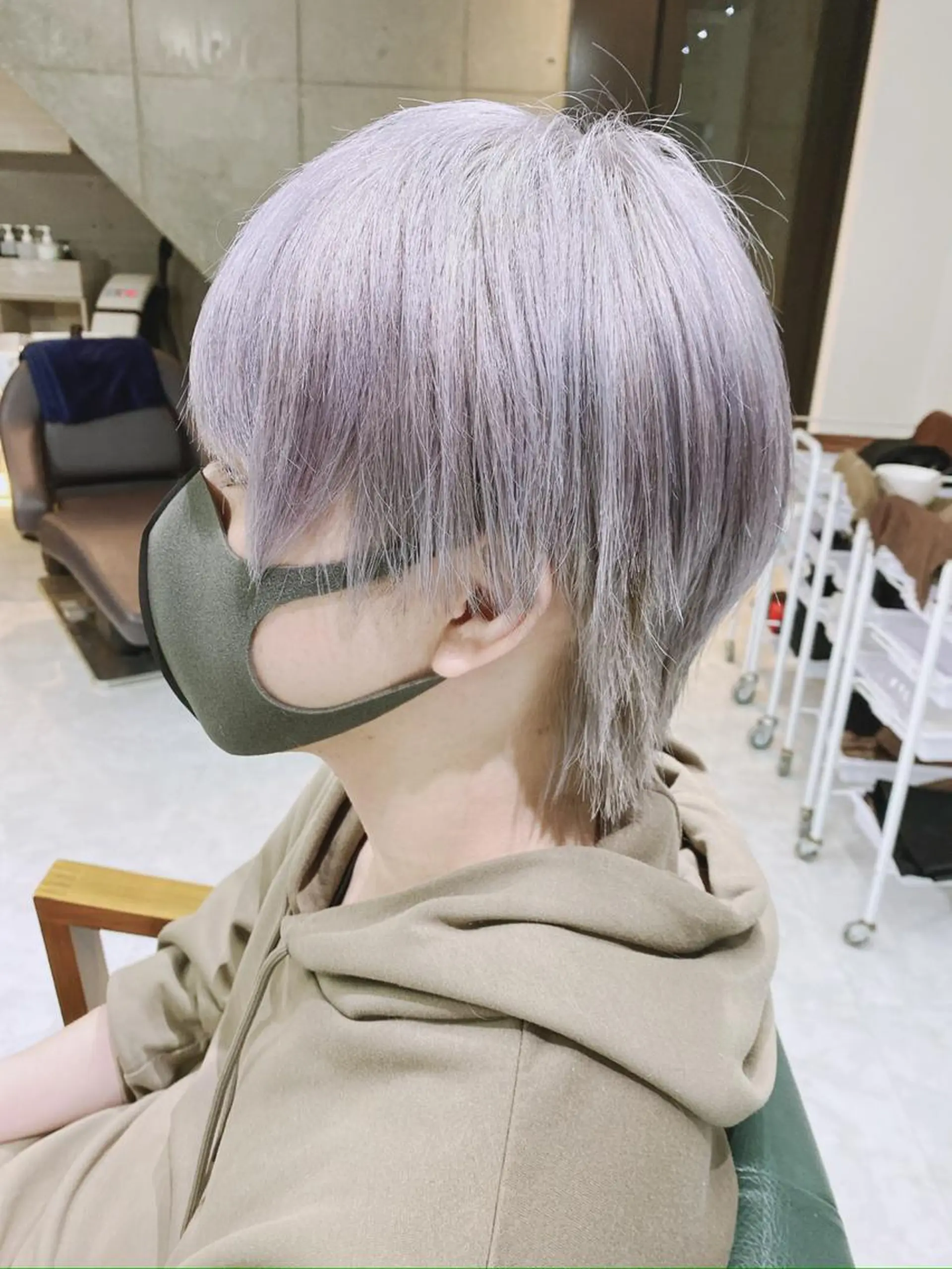 ショート カラー ヘアアレンジ メンズ メンズブリーチ メンズ韓国風 韓国マッシュ マッシュ ツーブロック 𝐑𝐈𝐍𝐊𝐀 🐷🖤のヘアスタイル