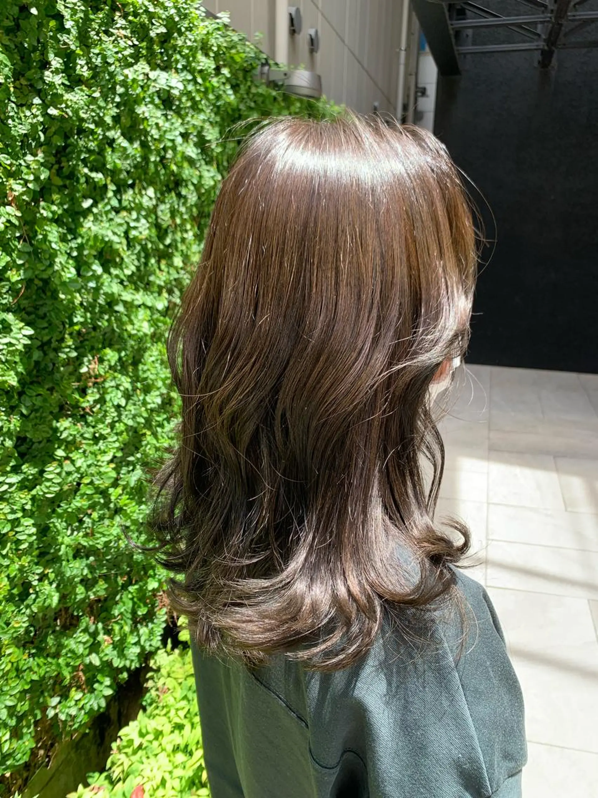 セミロング トリートメント ヘアカラー LITTLE _KATOのヘアスタイル