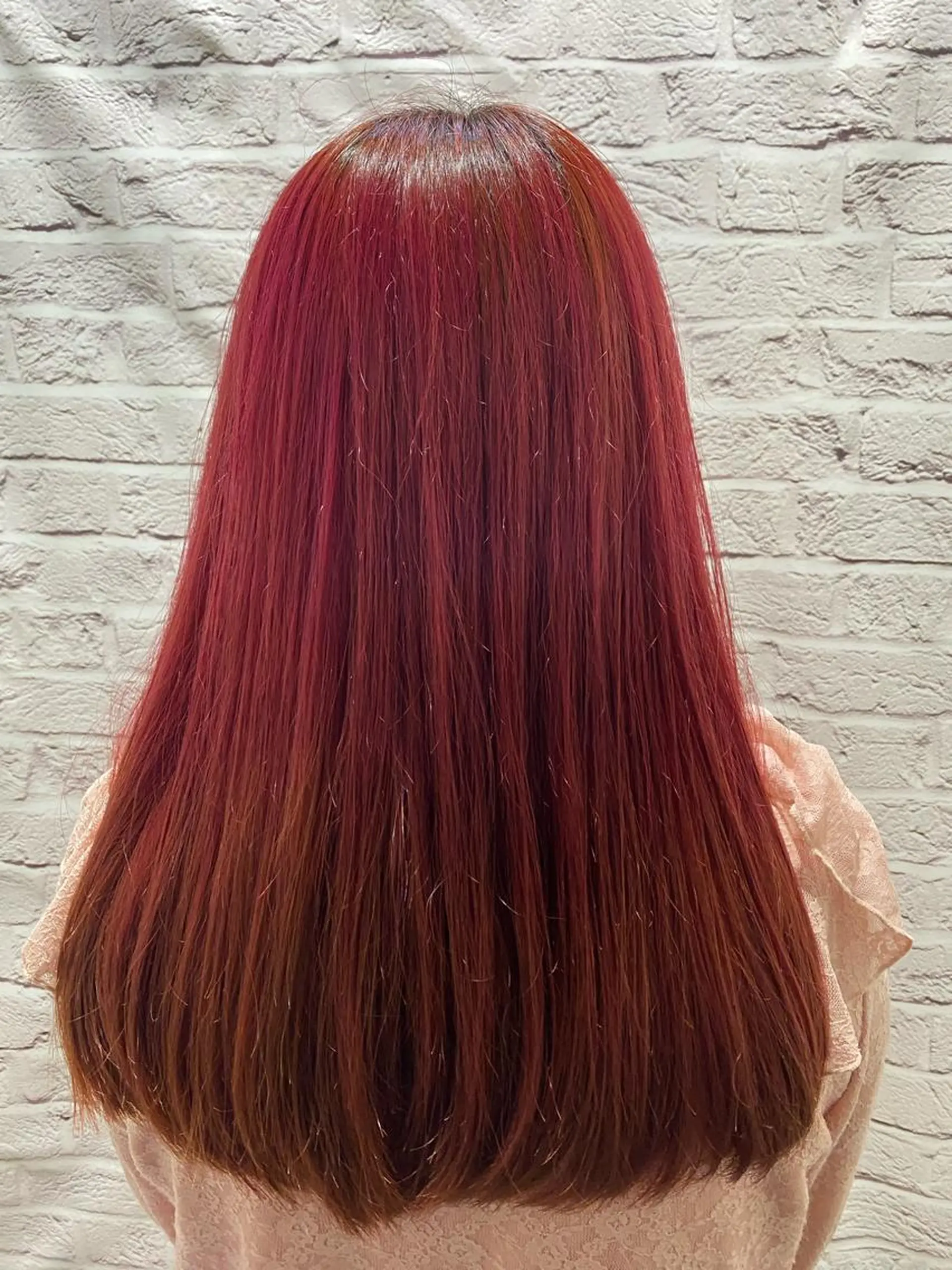 セミロング シムラ カイゲンのヘアスタイル