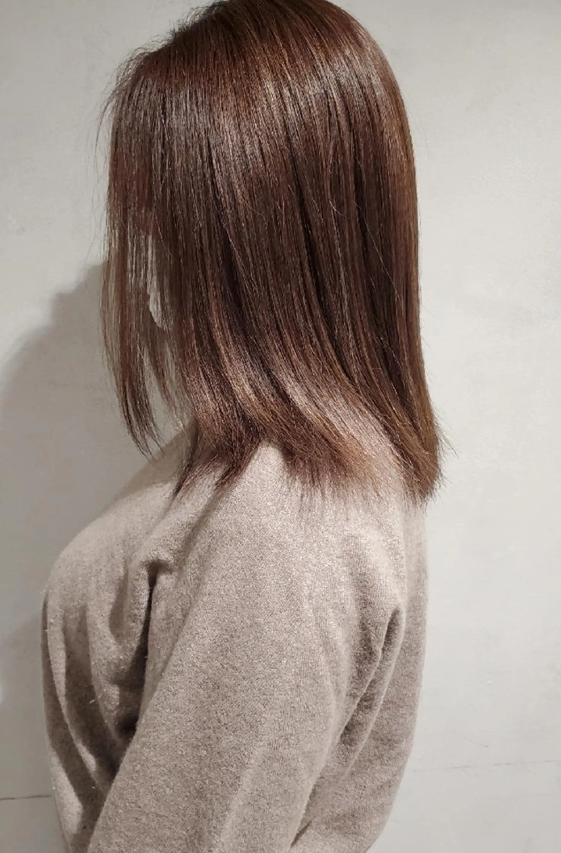 ミディアム カラー カット ヘアカラー トリートメント 難波/白髪ぼかし/ KAORIのヘアスタイル