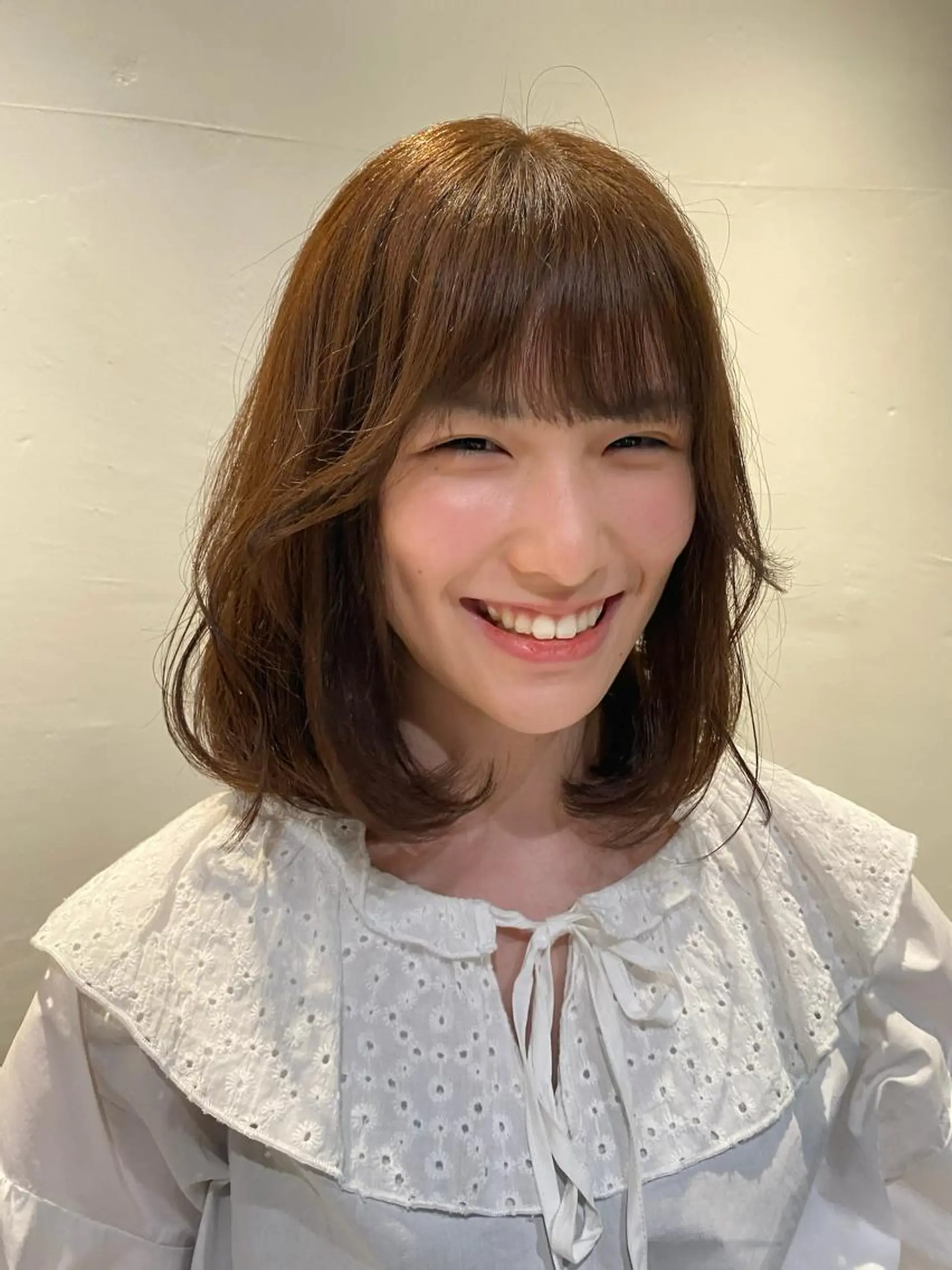 ミディアム カラー AO所属・RISAKO 艶髪モテヘア🎀府中のヘアスタイル