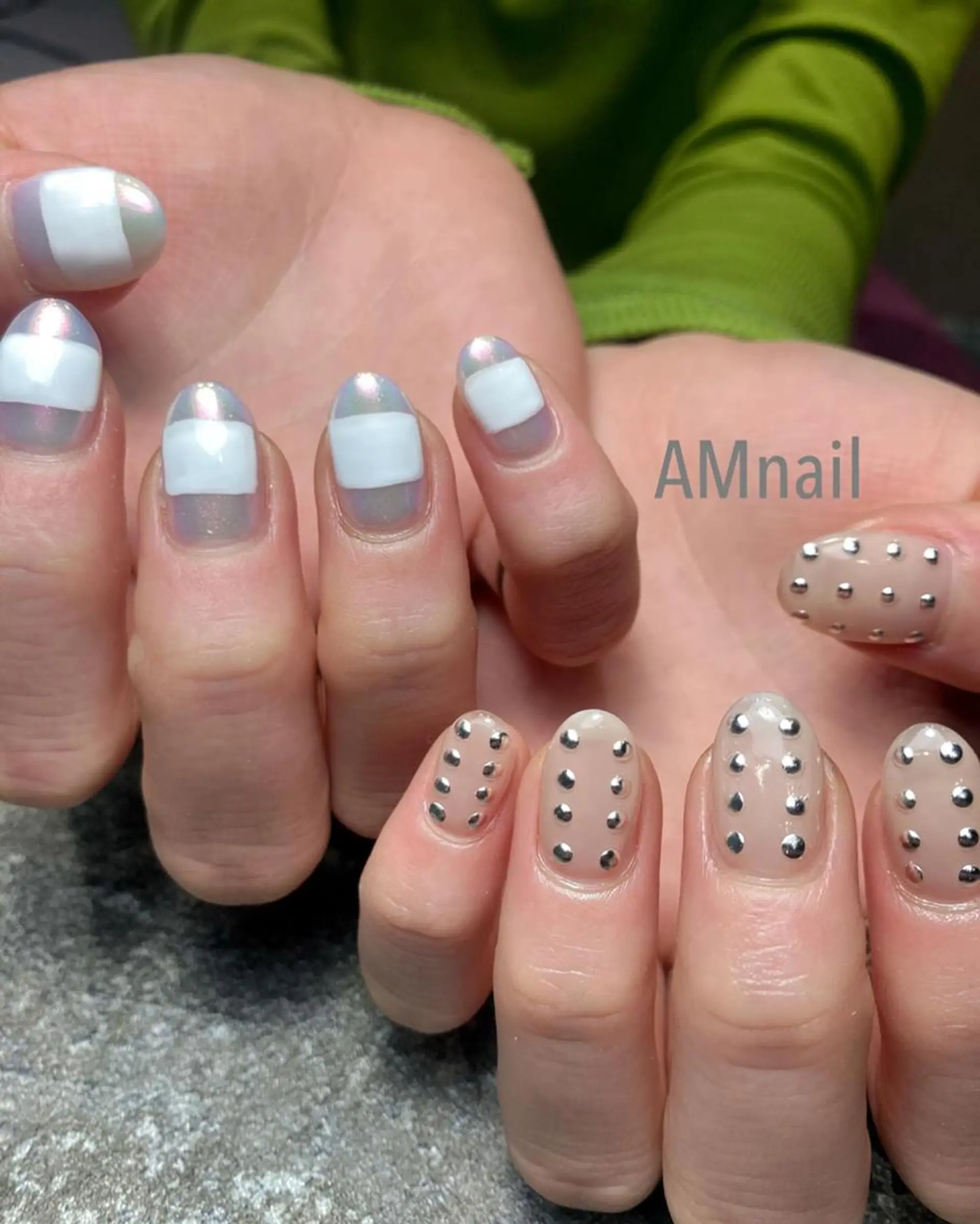 ネイル アートネイル 持ち込み ハンドネイル Am:nail 柏 SUE（スゥ）のネイルデザイン