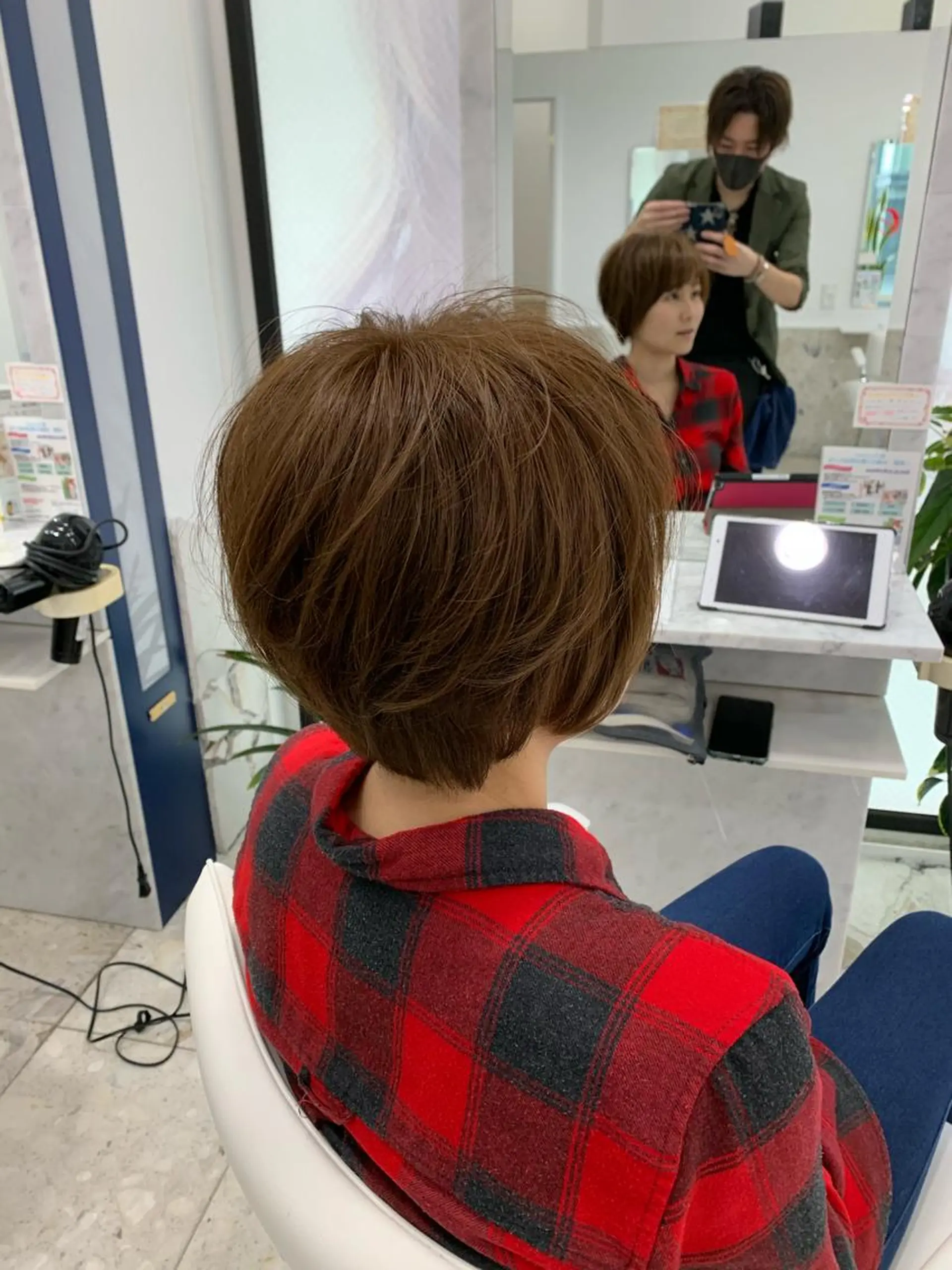 ショート カラー ショートボブ ボブ ショートヘア 相武台ショート特化 💐川崎希💐のヘアスタイル