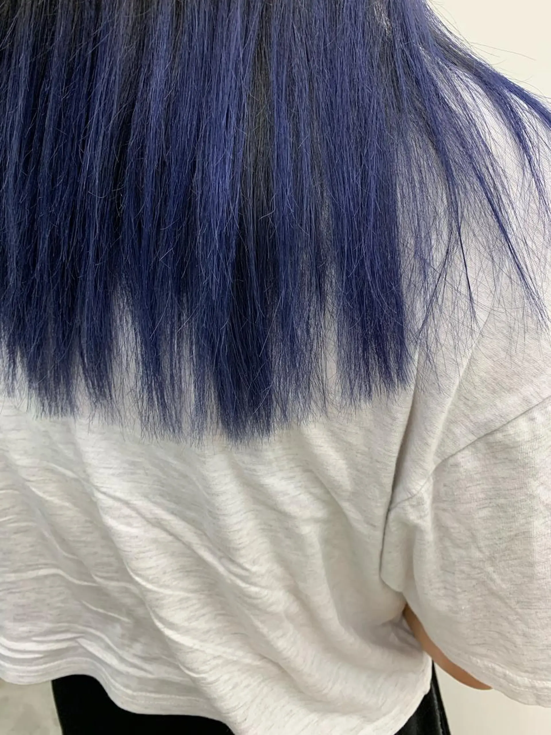 ロング カラー ブルーカラー 👑満足度1000% 重村　春奈👑のヘアスタイル