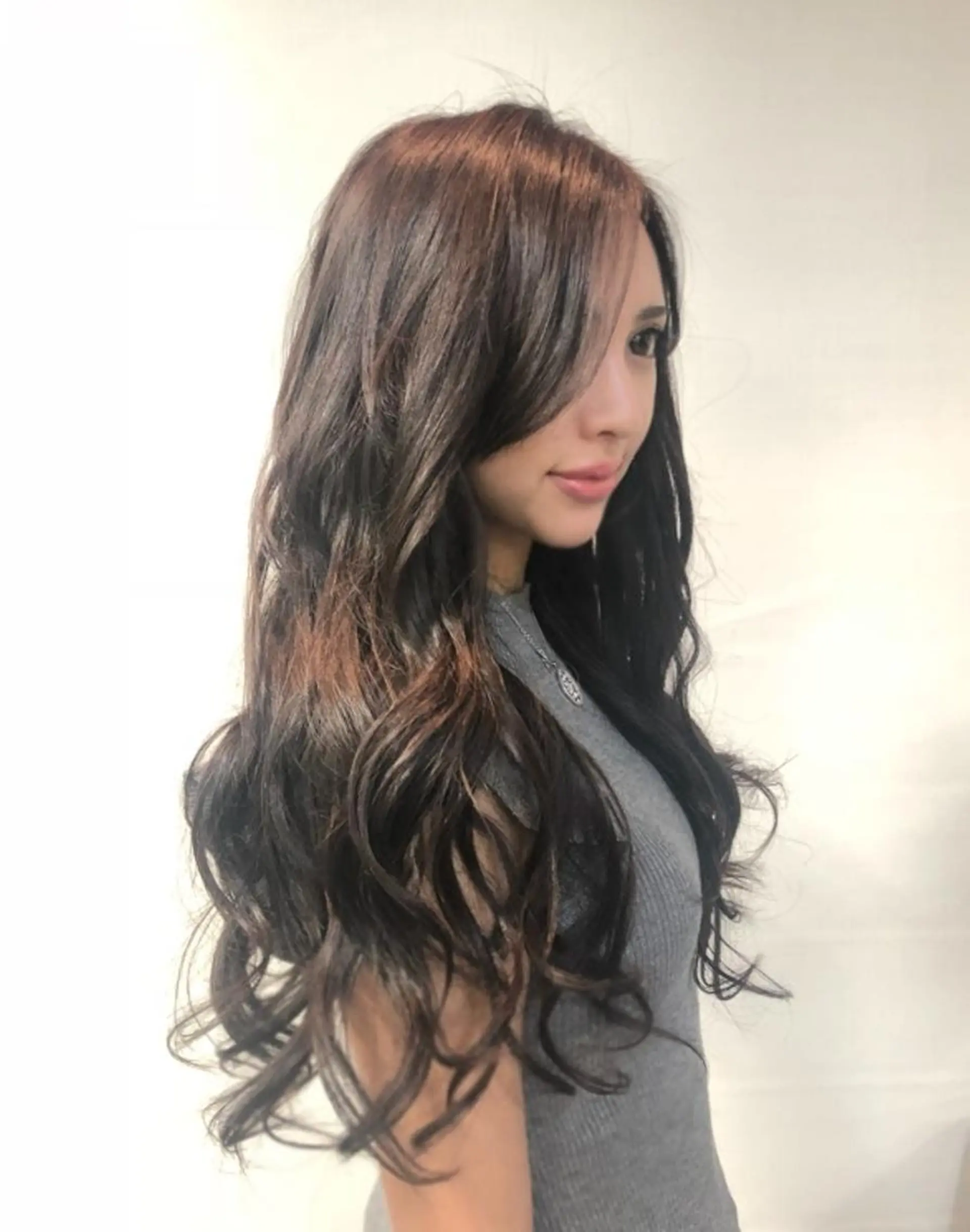 ロング カラー カット ヘアカラー トリートメント エクステ 韓国カラー/エクステ carryのヘアスタイル