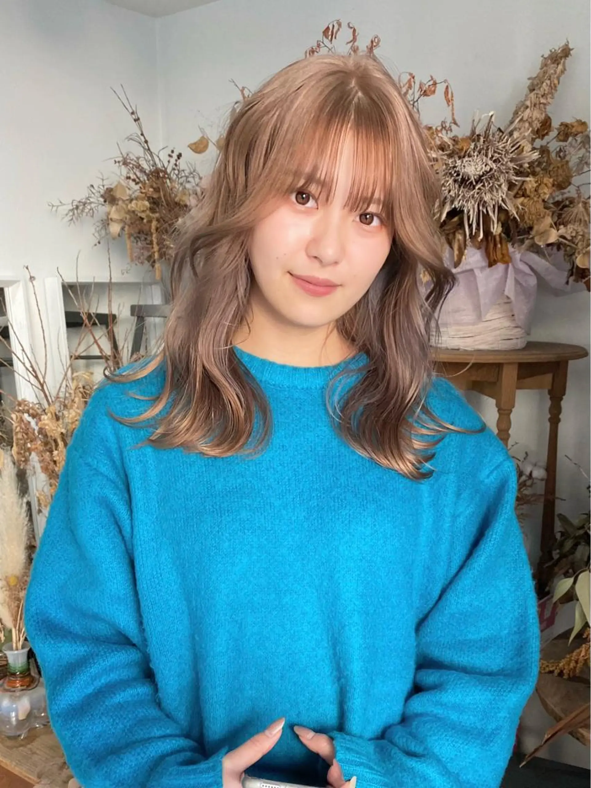 ミディアム カラー ベージュカラー ブリーチ ブロンド ブロンドベージュ ハイトーンカラー Piaコータロー ハイトーン&‪ボブのヘアスタイル