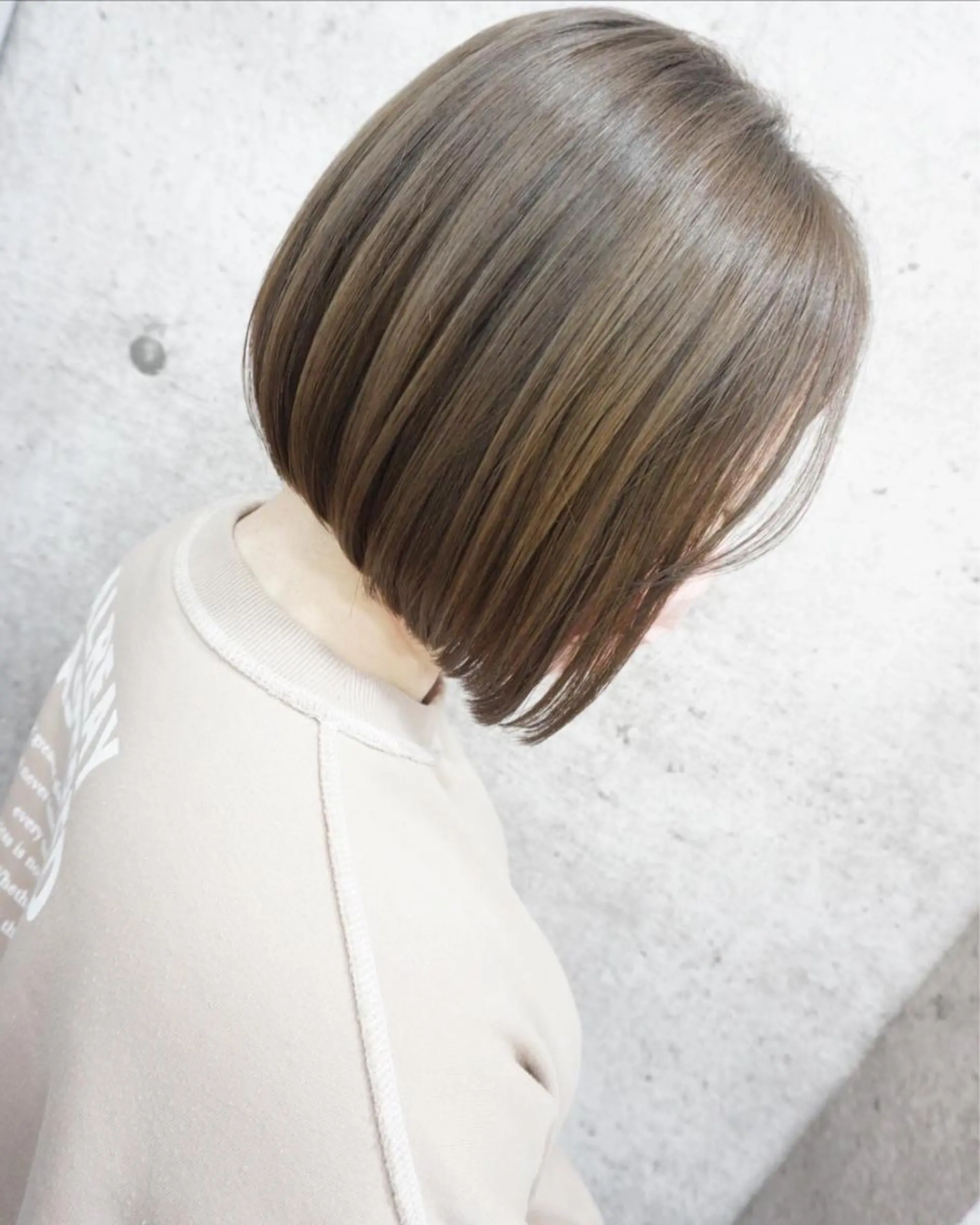 ショート ボブ カット ヘアカラー トリートメント hair teria ryu 大塚のヘアスタイル