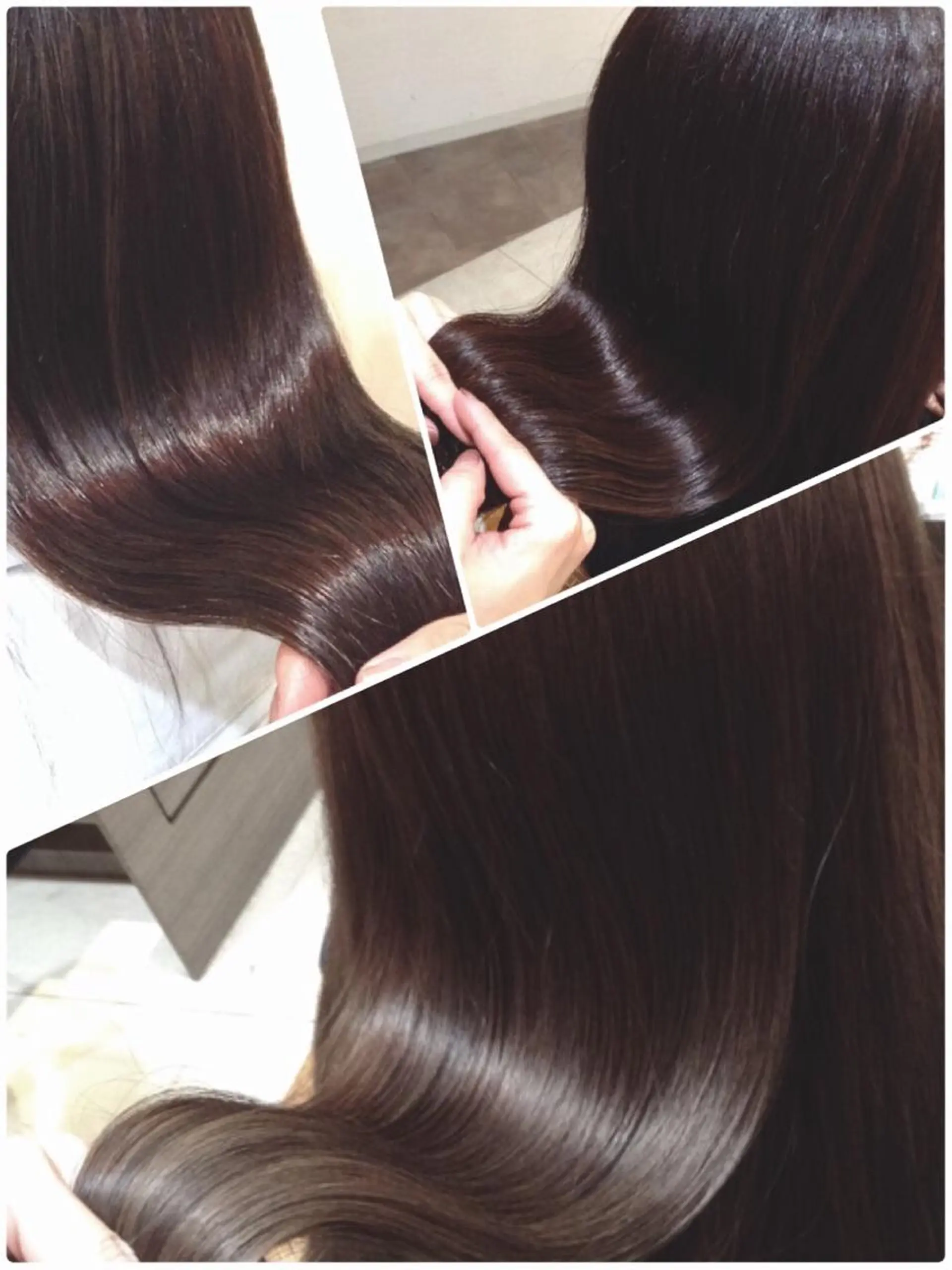 ロング トリートメント ブリーチなしダブル/ レイヤーカット 小棹のヘアスタイル