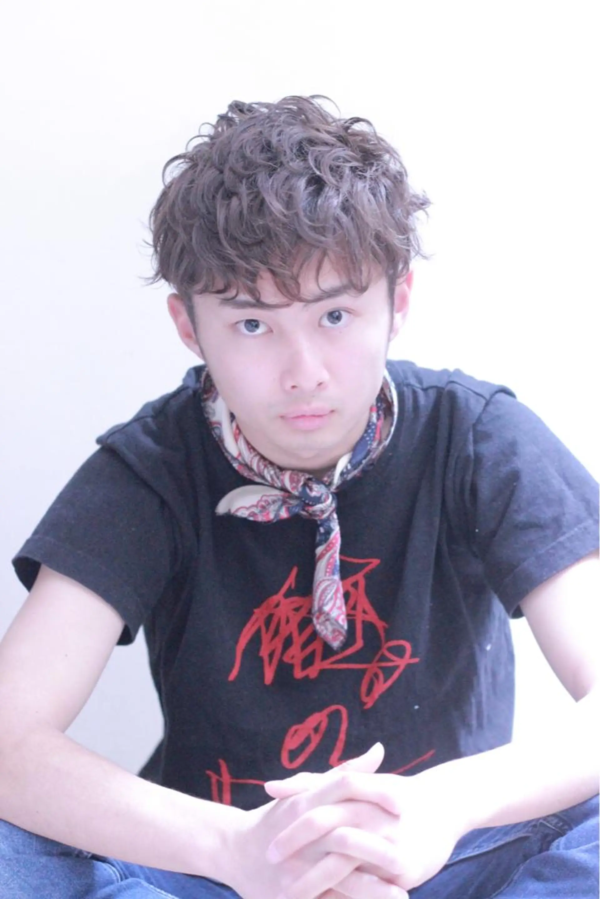 ショート パーマ メンズ メンズパーマ cachecache所属・及川 光のヘアスタイル