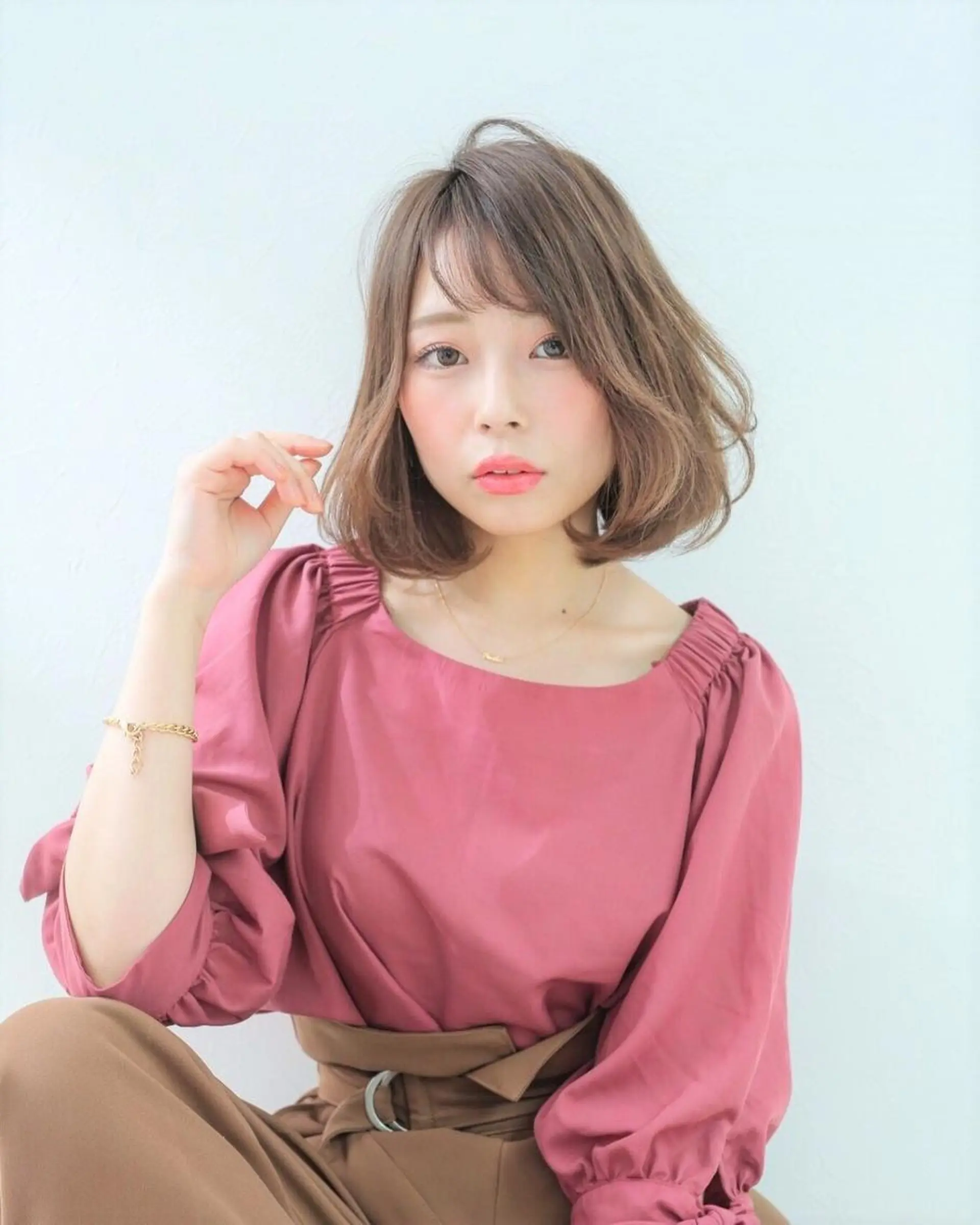 ミディアム 指名支持率NO.1 スタイリストのヘアスタイル