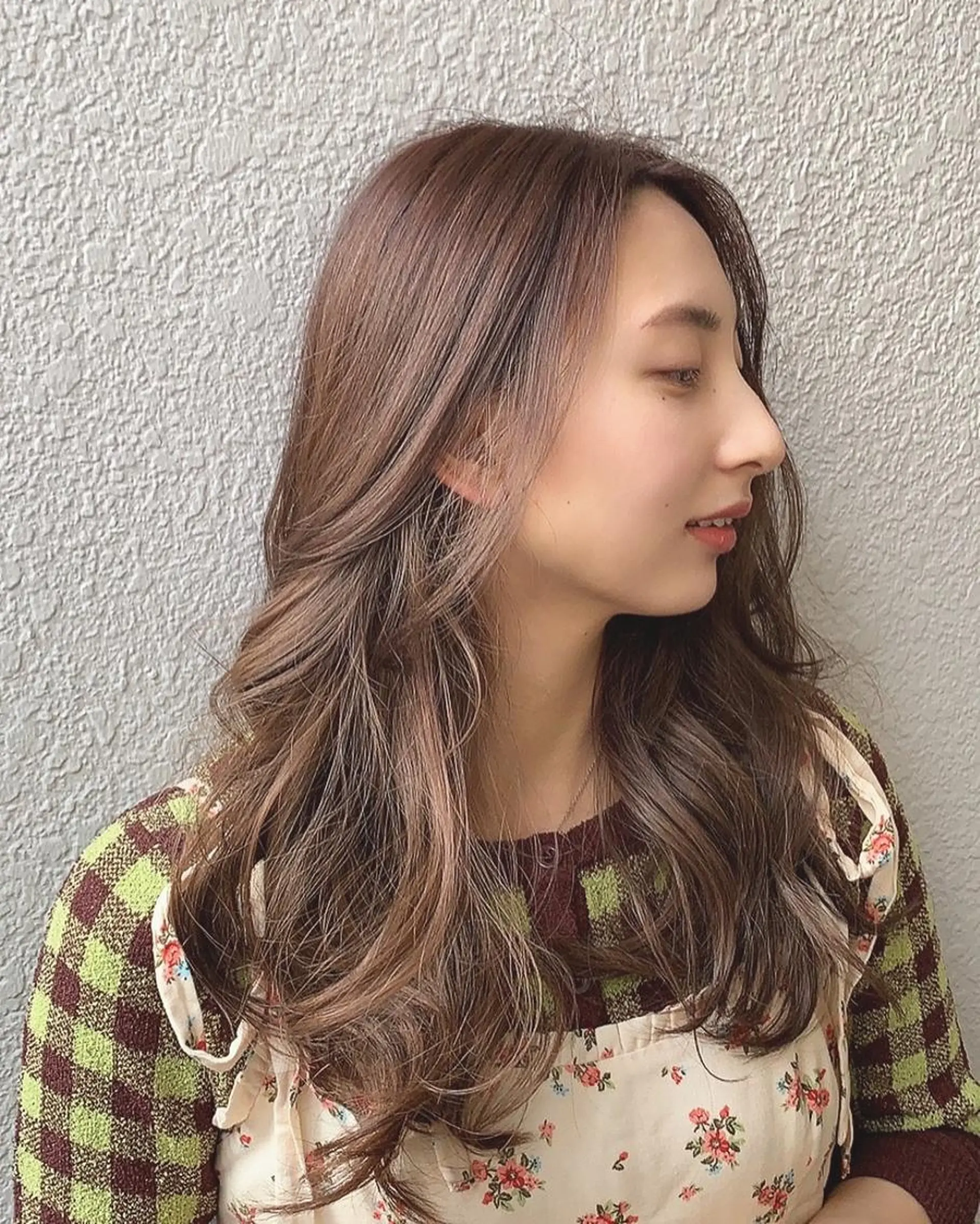 ロング カラー ヘアアレンジ オブヘア鷺沼所属・立石 タテイシのヘアスタイル