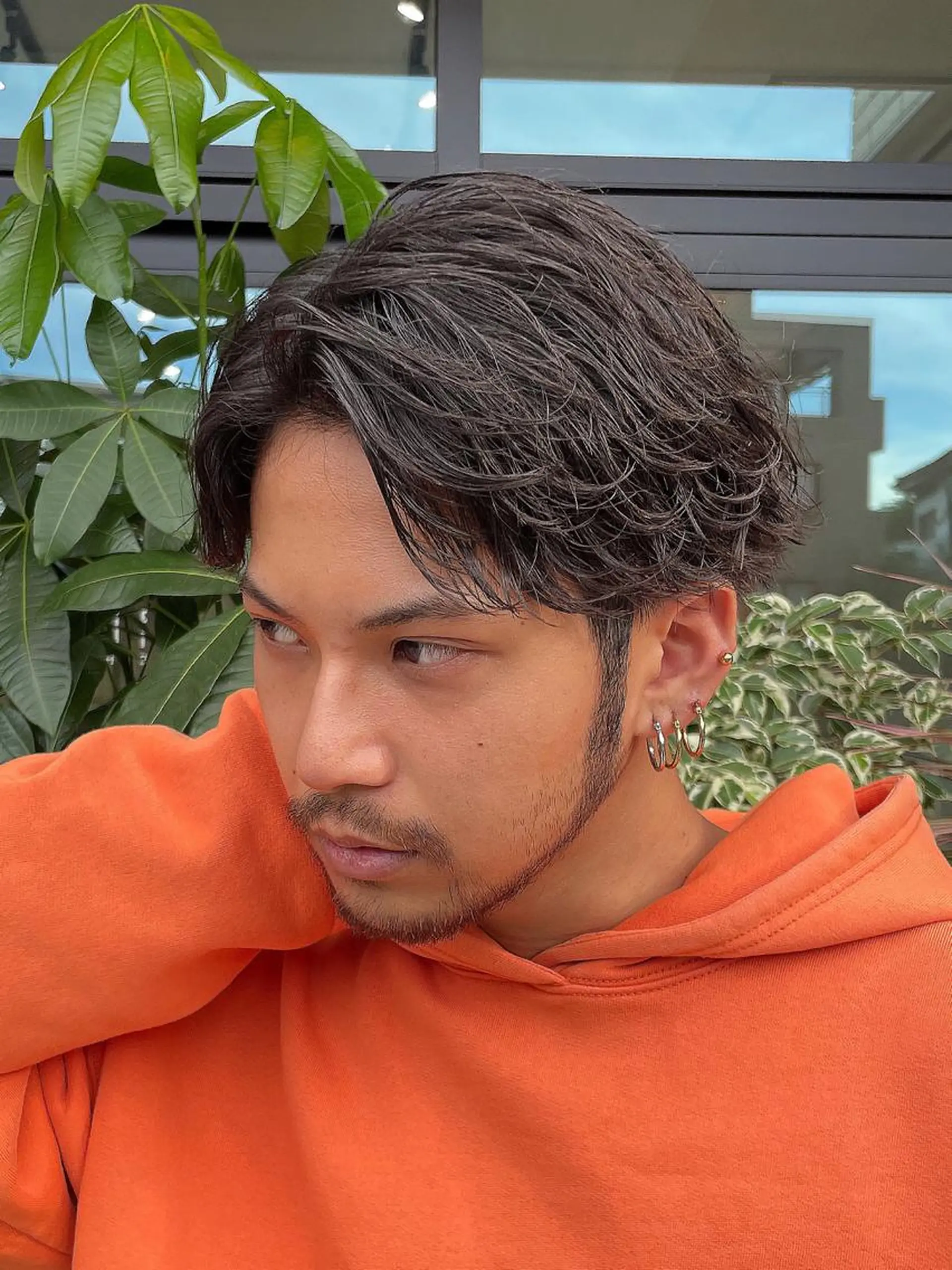 ショート メンズ メンズパーマ 波巻きパーマ fifth リュウセイのヘアスタイル