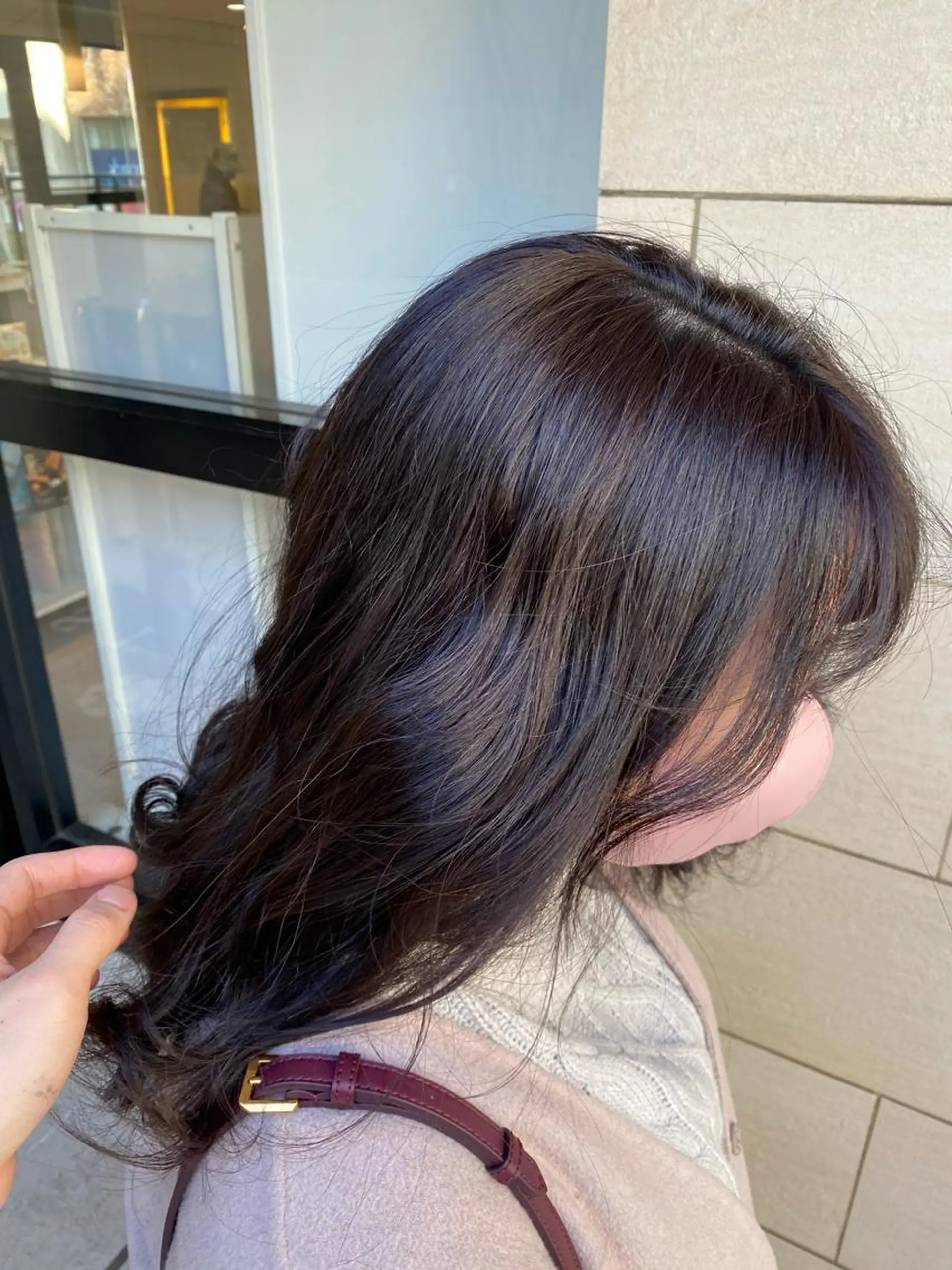 セミロング カラー ディープラベンダー ラベンダーカラー 🌟縮毛矯正/ 髪質改善/髙橋🌟のヘアスタイル