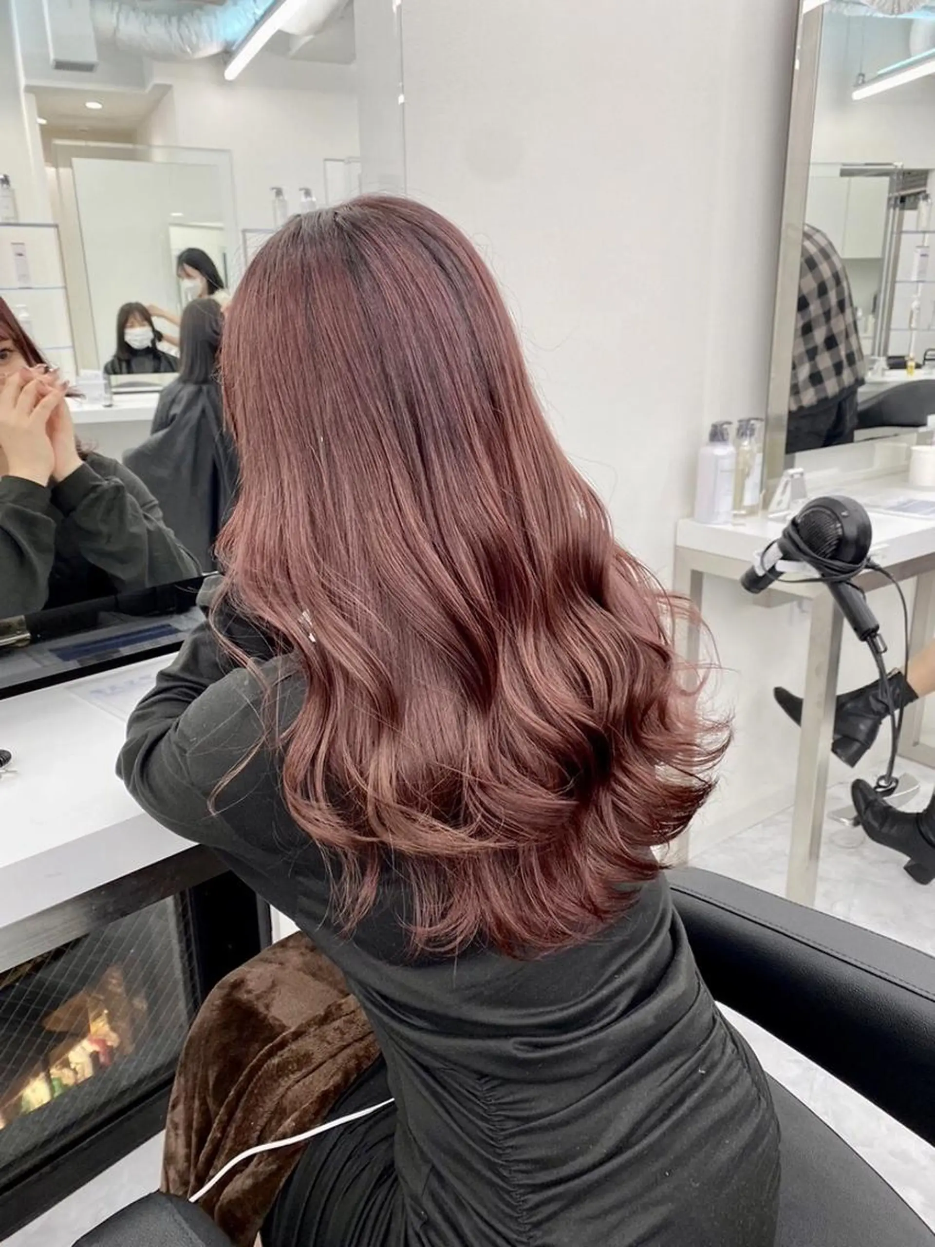 カラー ❄️冬の暗髪カラー ❄️透明感ヘアのヘアスタイル