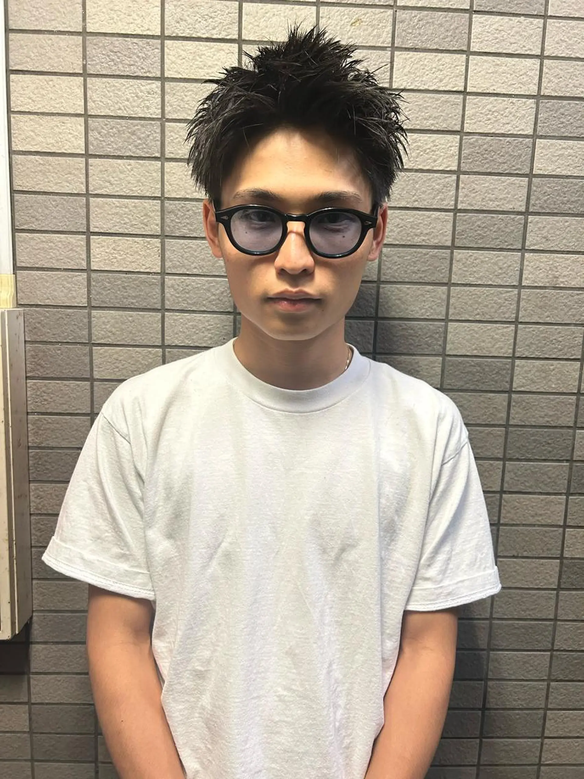 ショート メンズ メンズブリーチ メンズハイライト メンズインナーカラー メンズパーマ プードルパーマ カット charme所属・💈メンズ特化美容師 ✂︎伊藤大輝💈のヘアスタイル