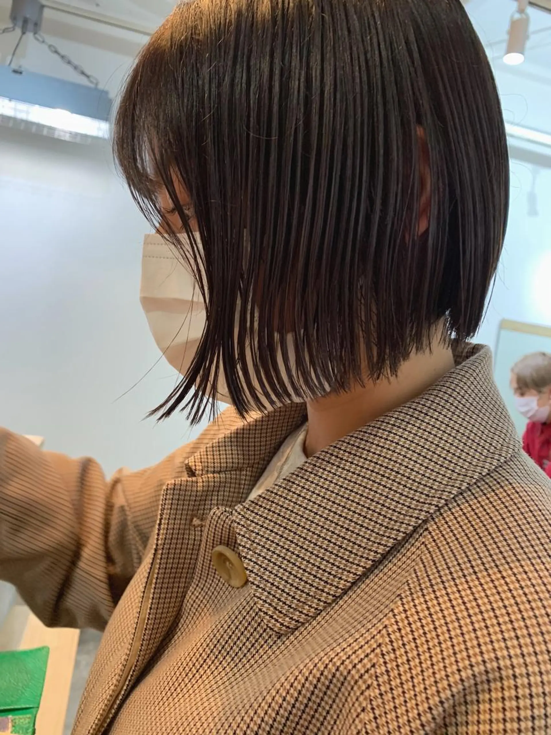 ショート カラー ボブ カット ヘアカラー トリートメント パーマ/透明感カラー /ボブ/吉田一生のヘアスタイル