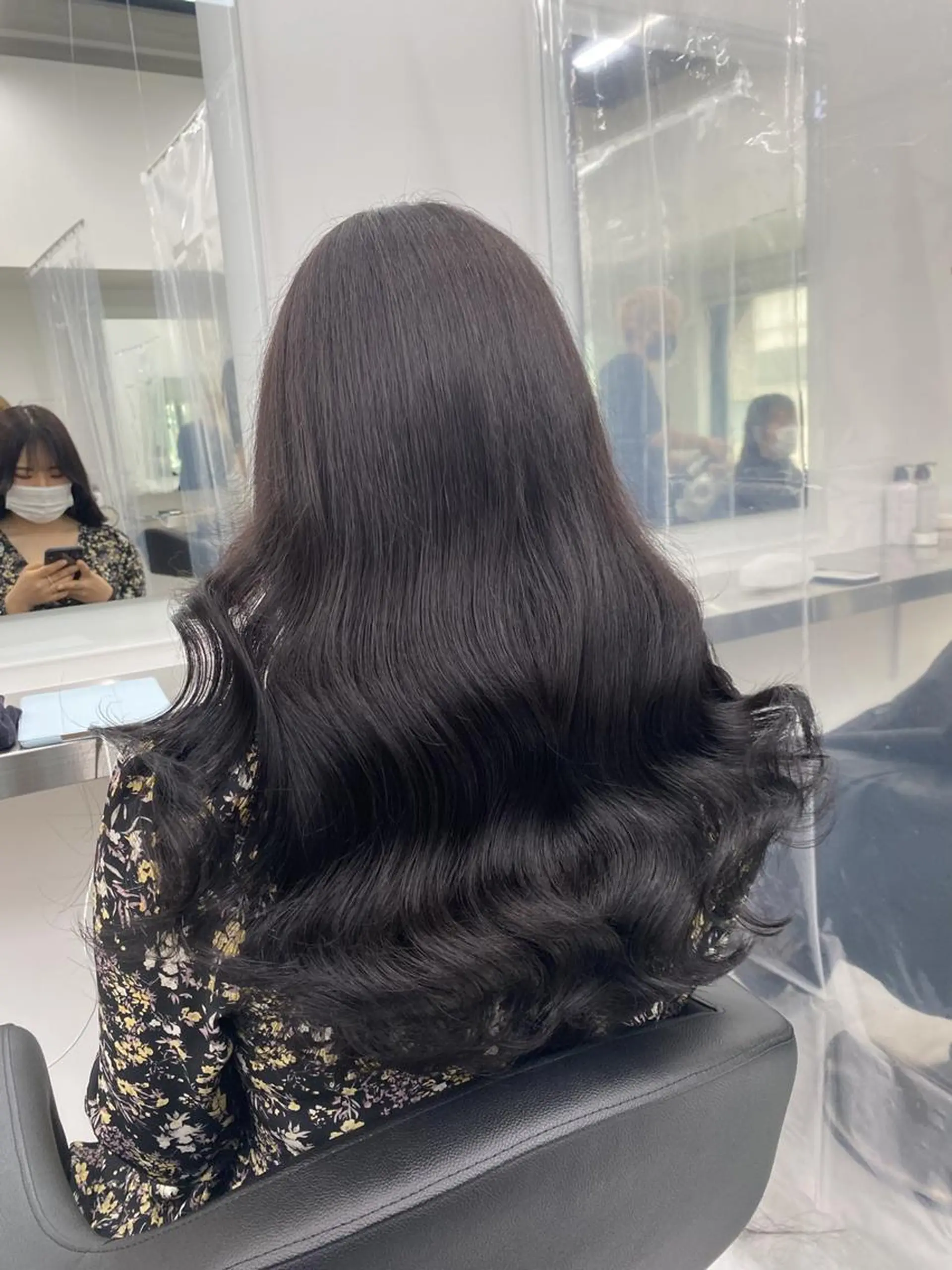 ヘアアレンジ カラー セミロング 🪞【公式】表参道 🪞knot🪞のヘアスタイル