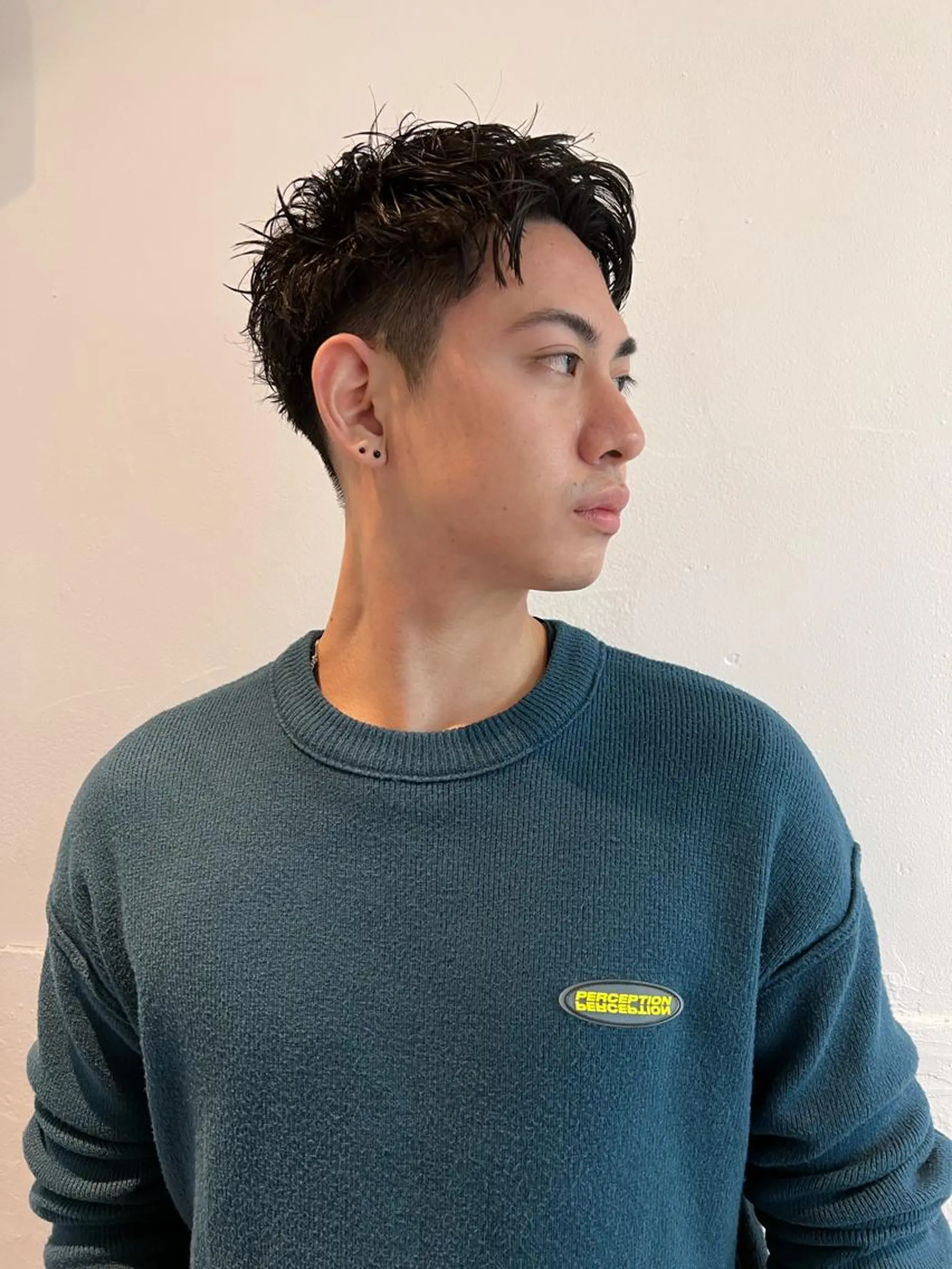 ショート パーマ メンズ カット パーマ メンズスタイリスト リュウジのヘアスタイル