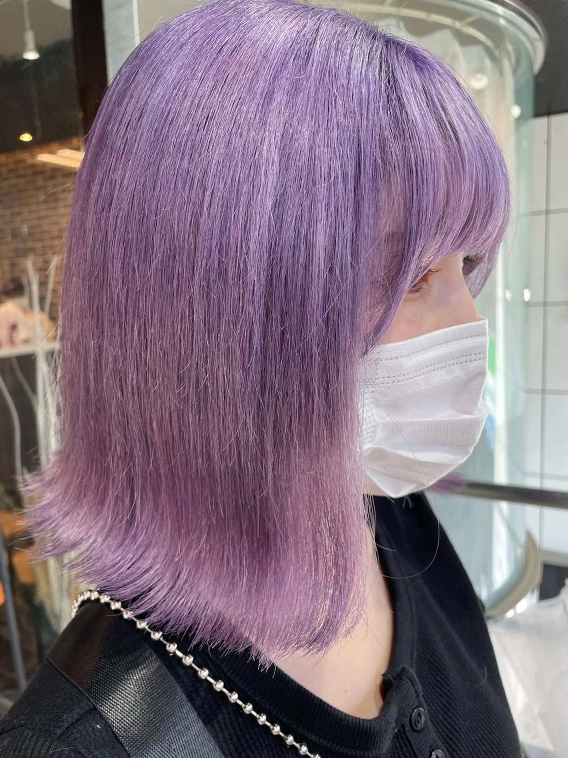 ミディアム カラー ブリーチ ハイトーンカラー ヘアカラー メンズ/艶髪/カラー サクラ🌸のヘアスタイル