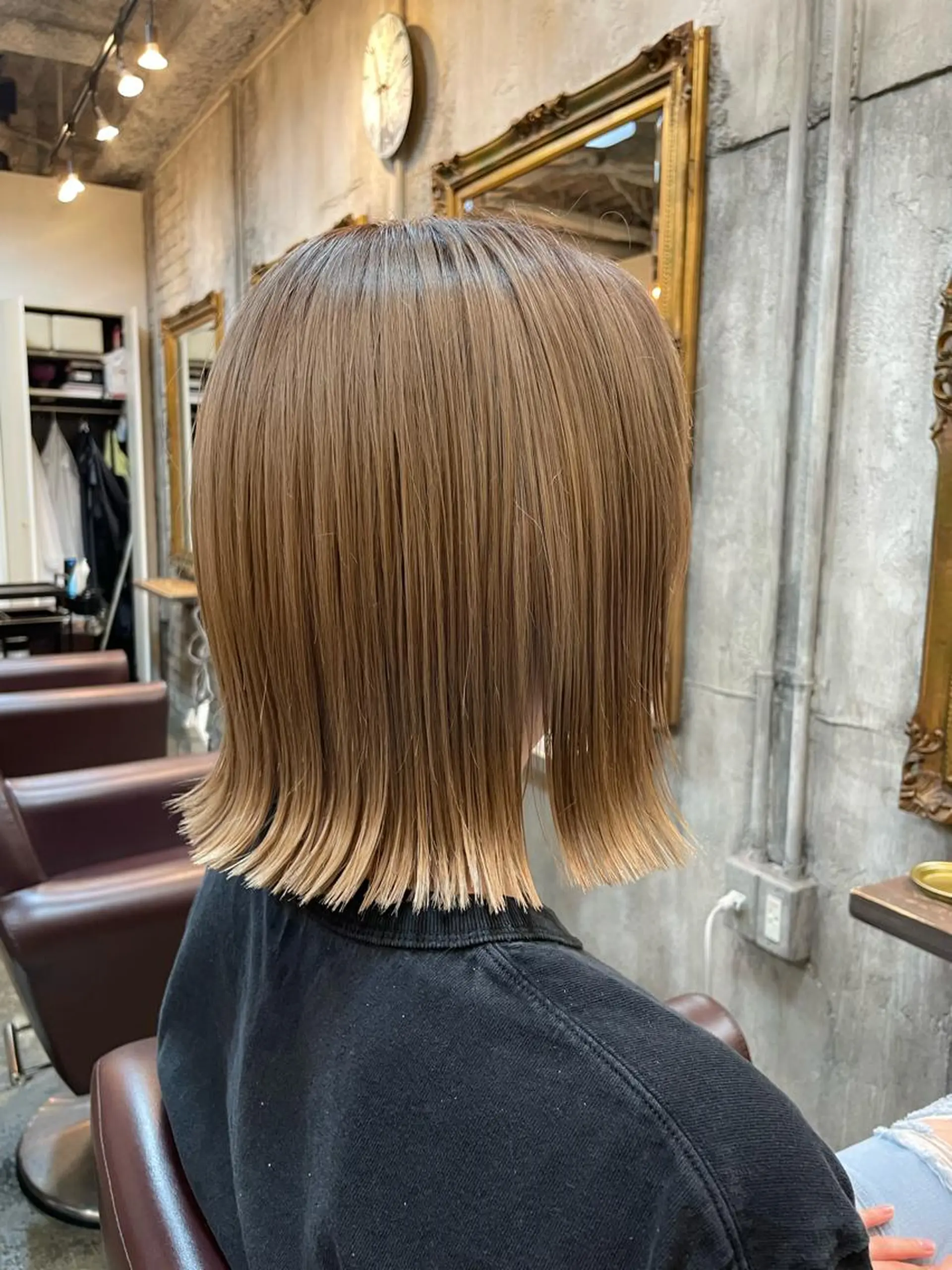 ショート ボブ 外ハネヘア ヨシダ ジュンのヘアスタイル