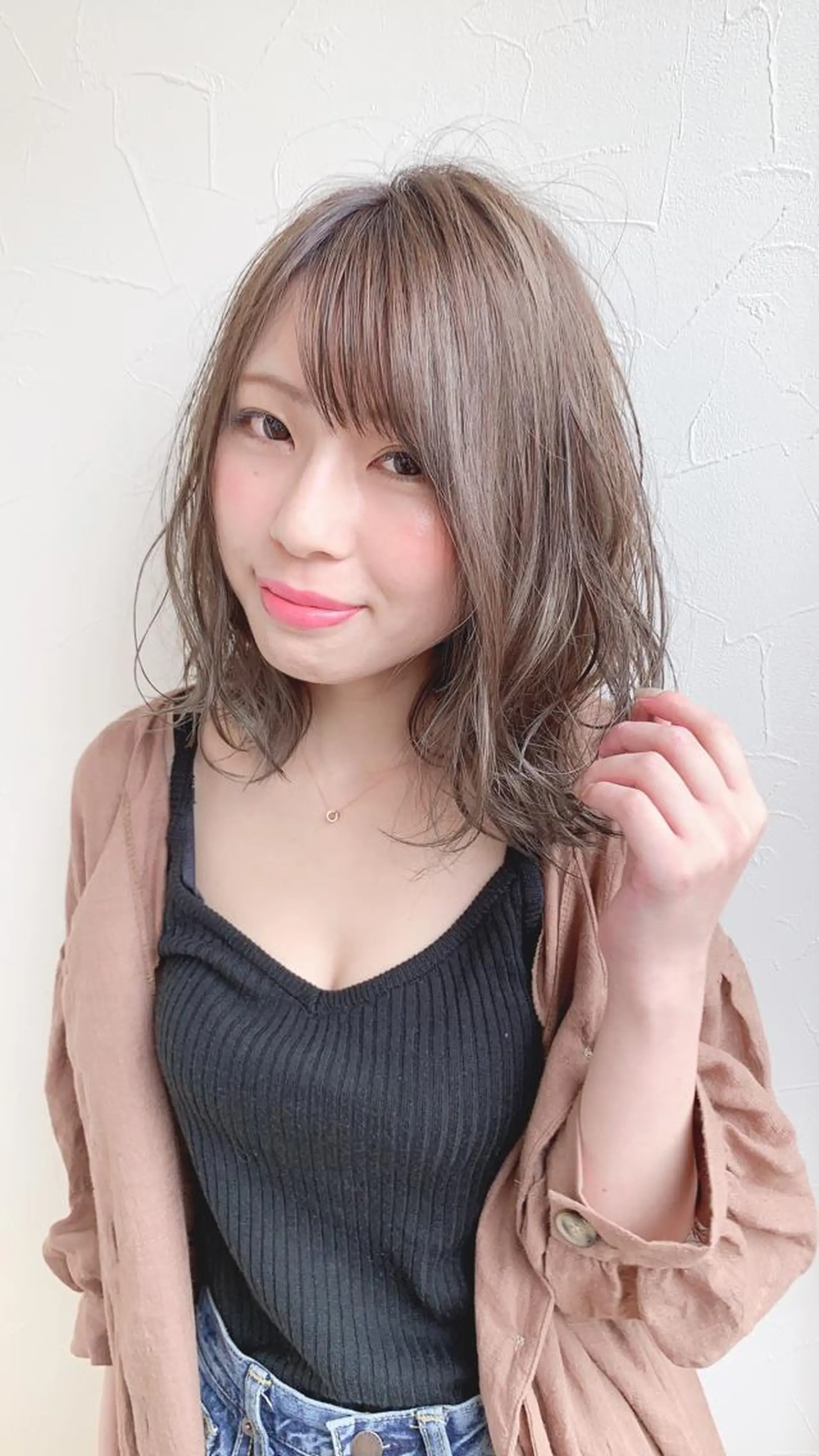 ミディアム 外ハネヘア 狩野 純一郎のヘアスタイル