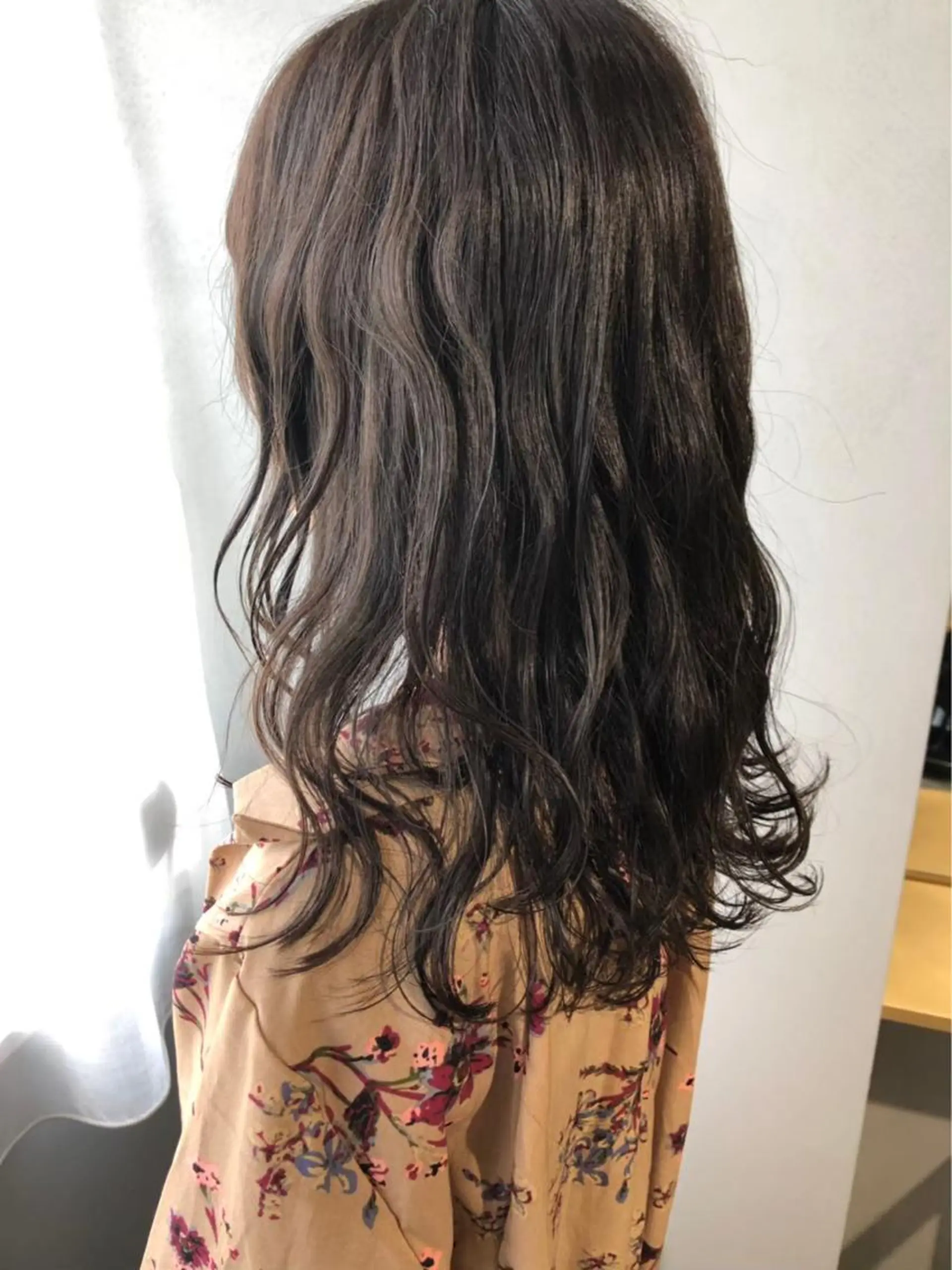 セミロング パーマ ボブパーマコテ巻き風 パーマNo1深江秀平のヘアスタイル