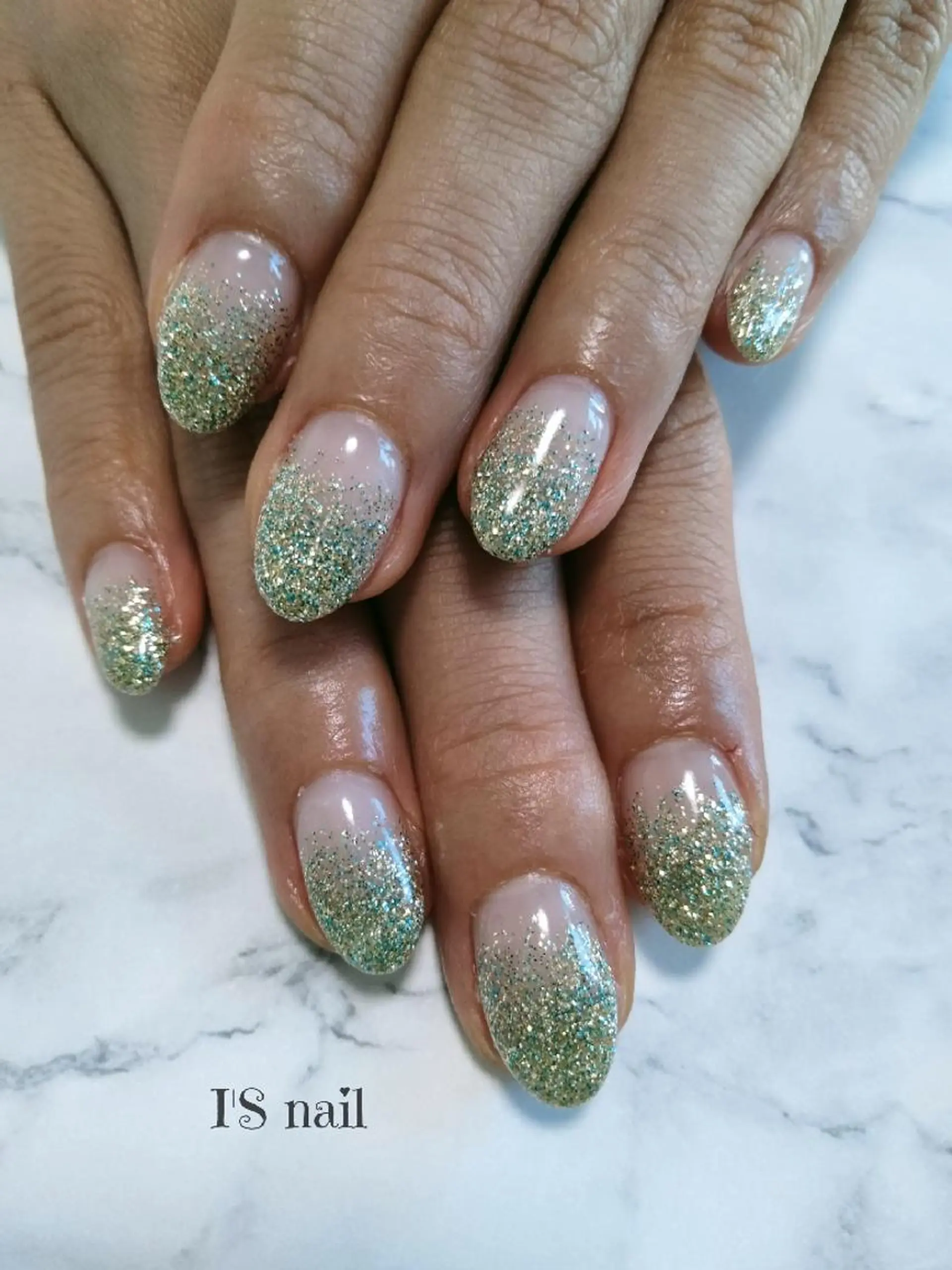 ネイル ラメ(グリッター) I'S nail 佐野のネイルデザイン