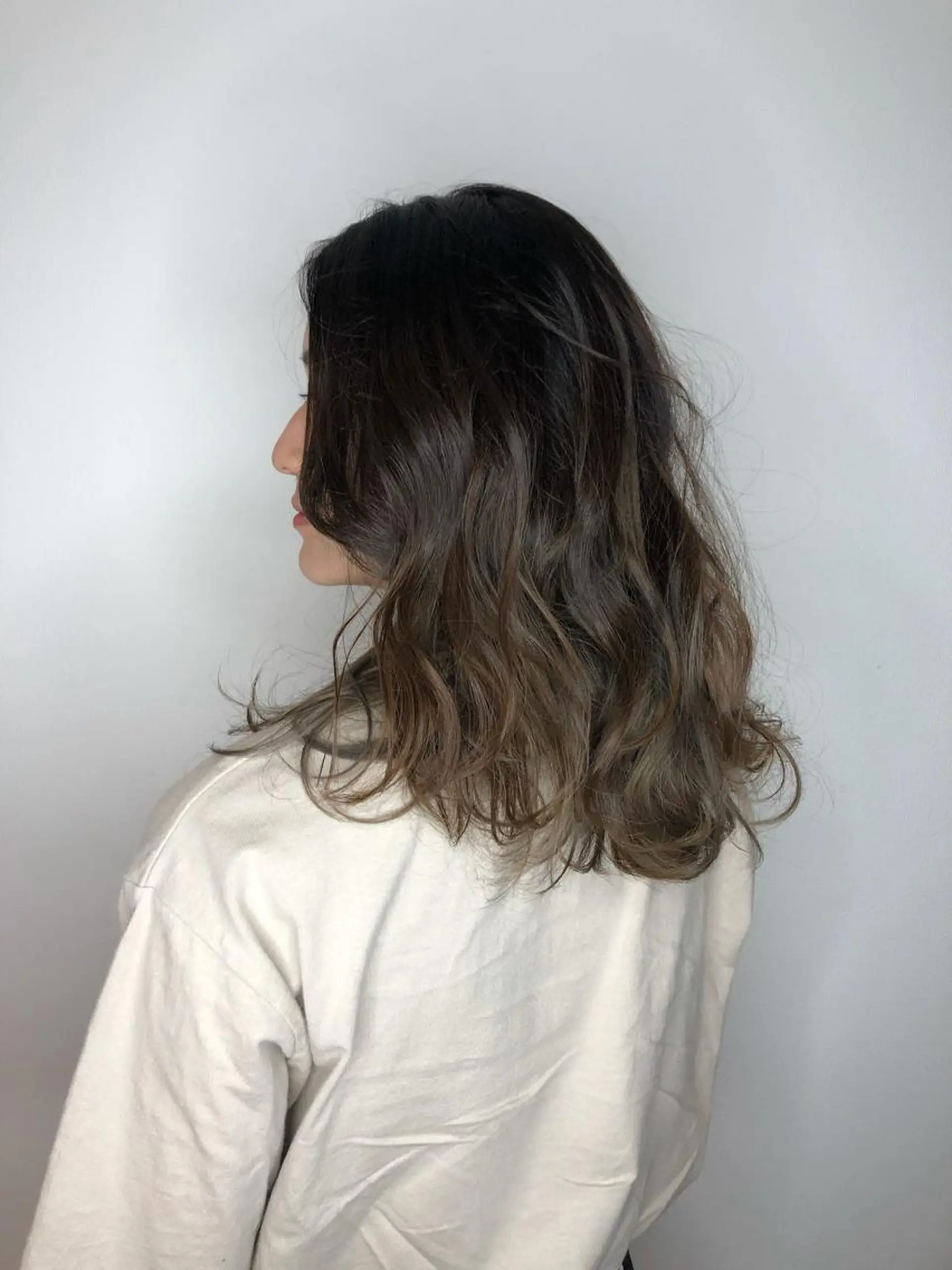 セミロング カラー 🔔支持率NO.1 🔔廣岡慶太のヘアスタイル