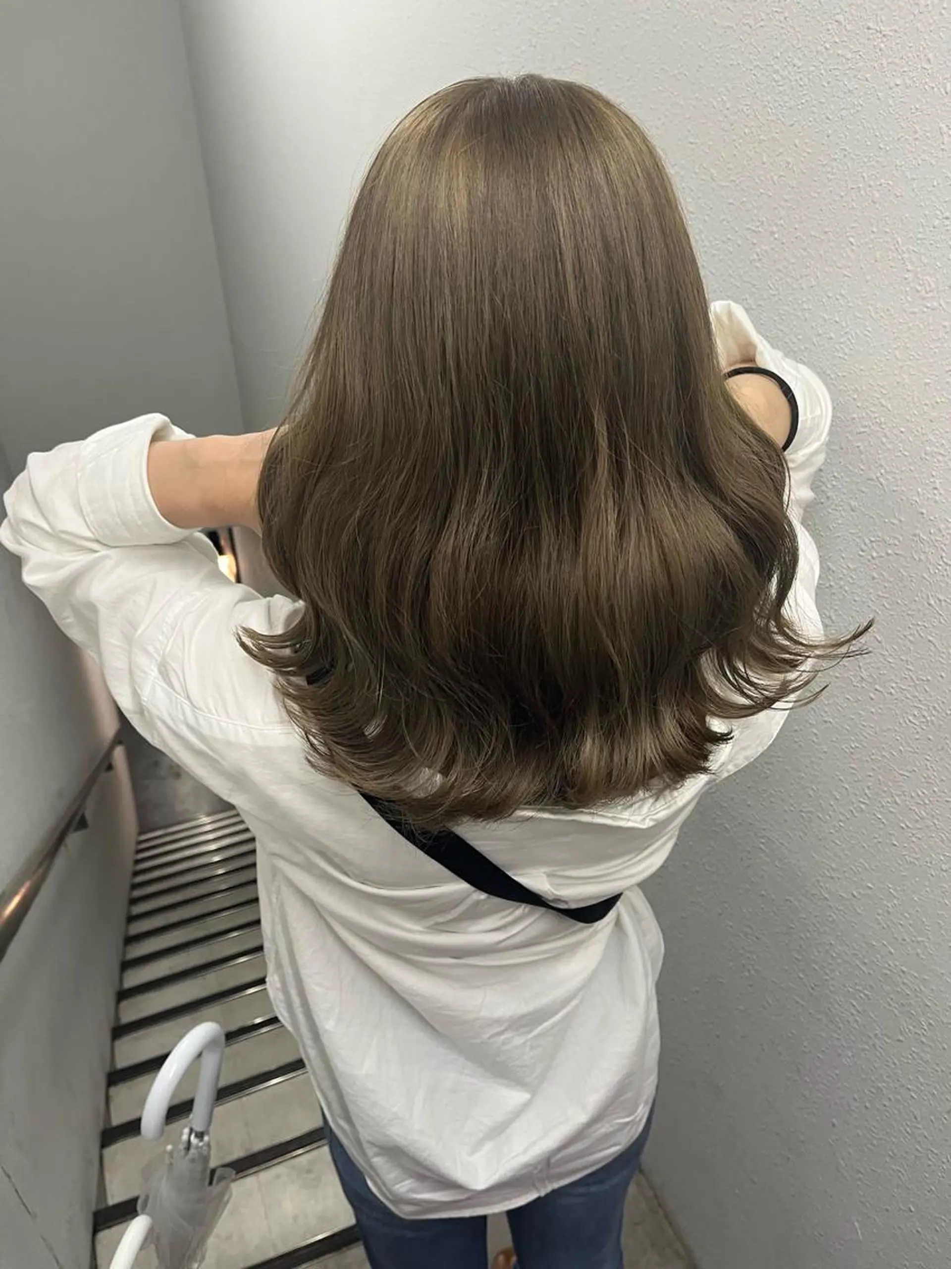 セミロング ヘアカラー トリートメント 💗レイヤーショート ボブ艶髪/竜也💗のヘアスタイル