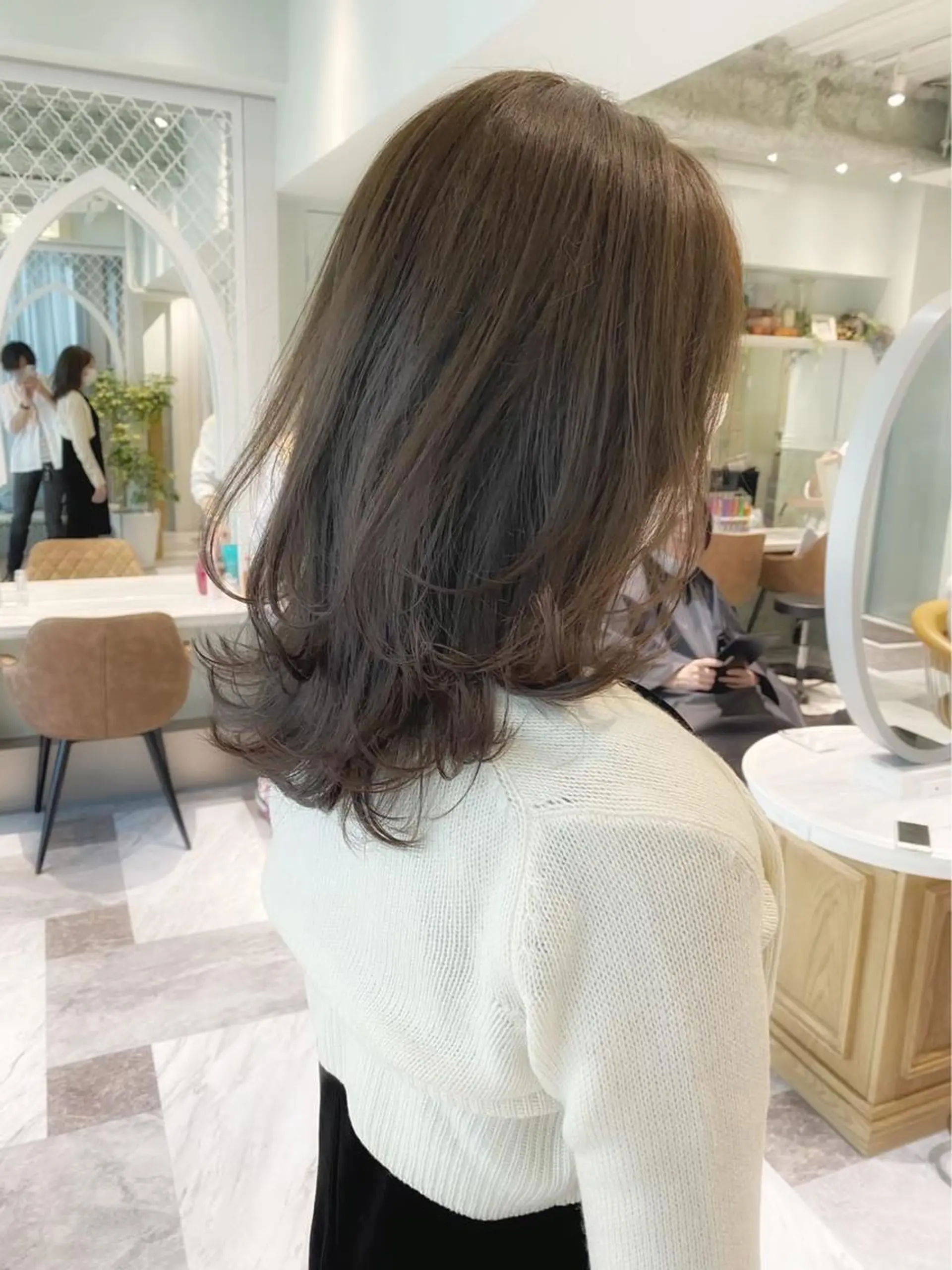 カラー 大人ボブ/透明感 カラー/松原和志のヘアスタイル