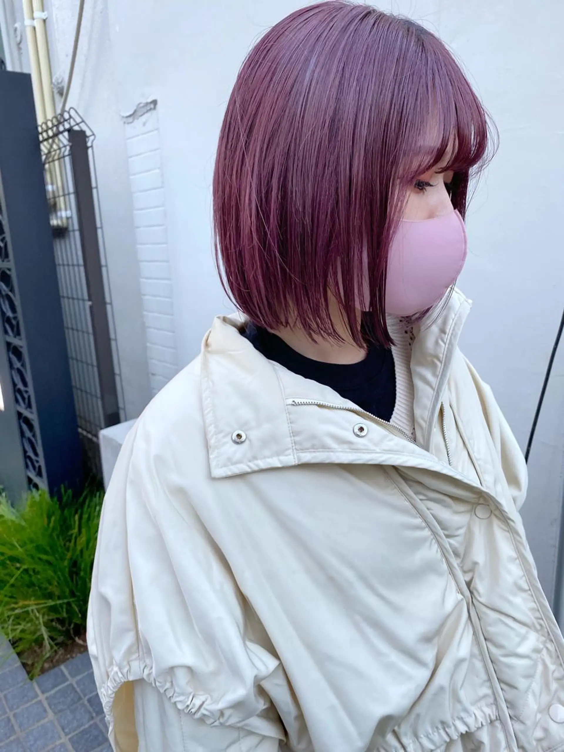 ショート カラー レッドカラー 森貴裕/ベージュ/ パーマ/オリーブのヘアスタイル