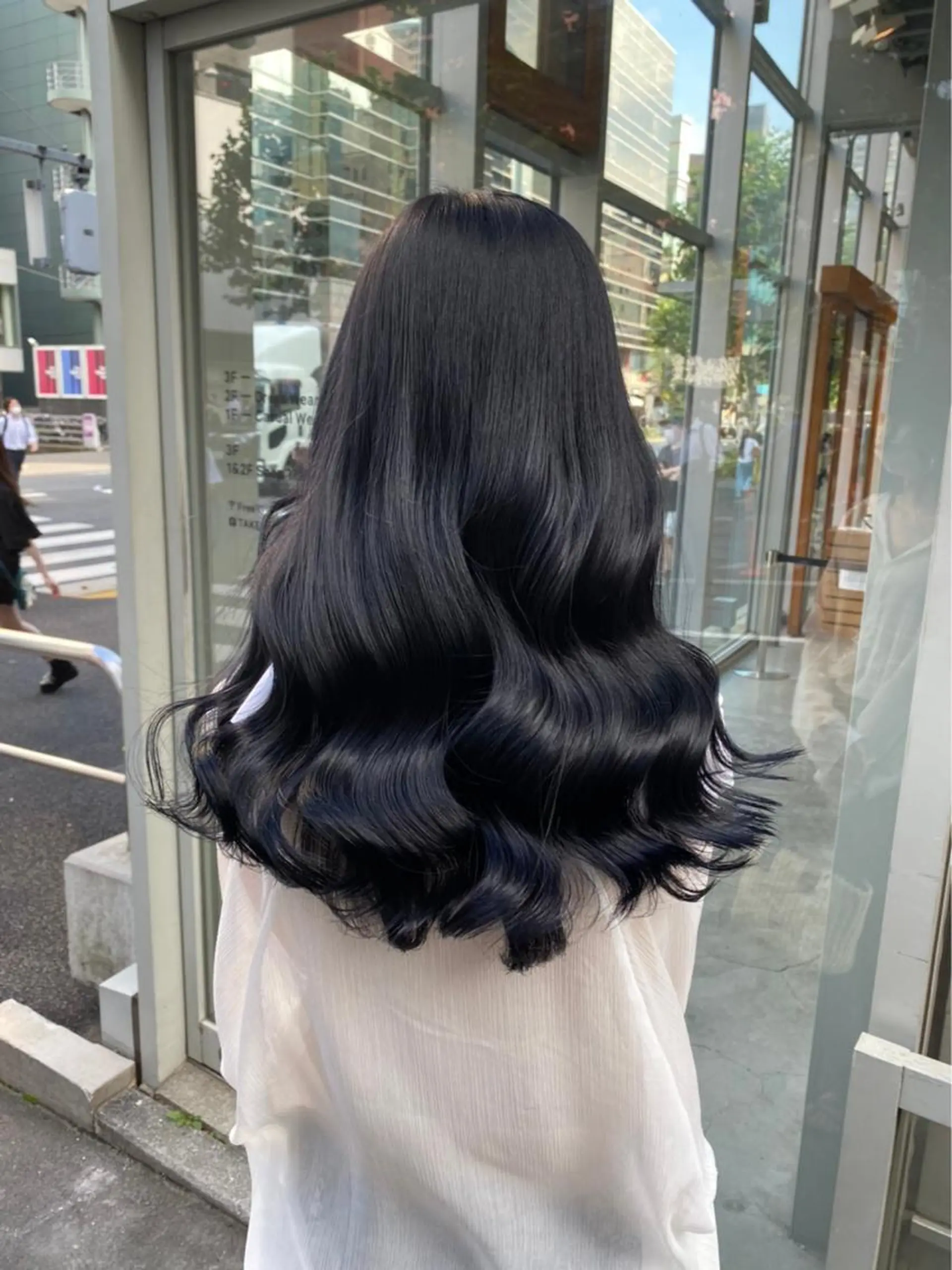 ロング カラー 💕コテ巻き風パーマ 💕KEIYA 💕のヘアスタイル