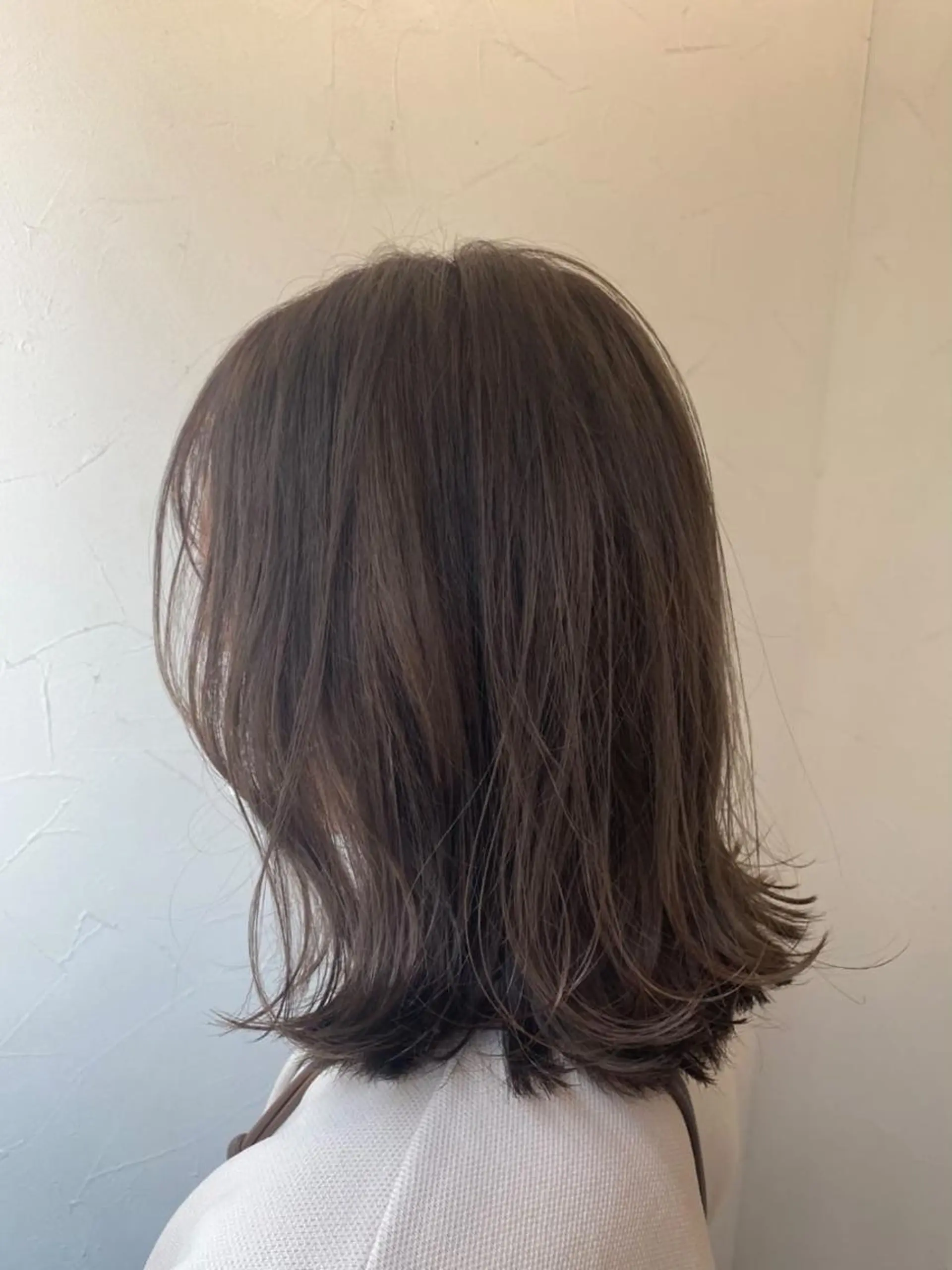 セミロング ヘアカラー R 横浜【アール】所属・ハイトーン/韓国 ヘア　momo˚✧₊のヘアスタイル