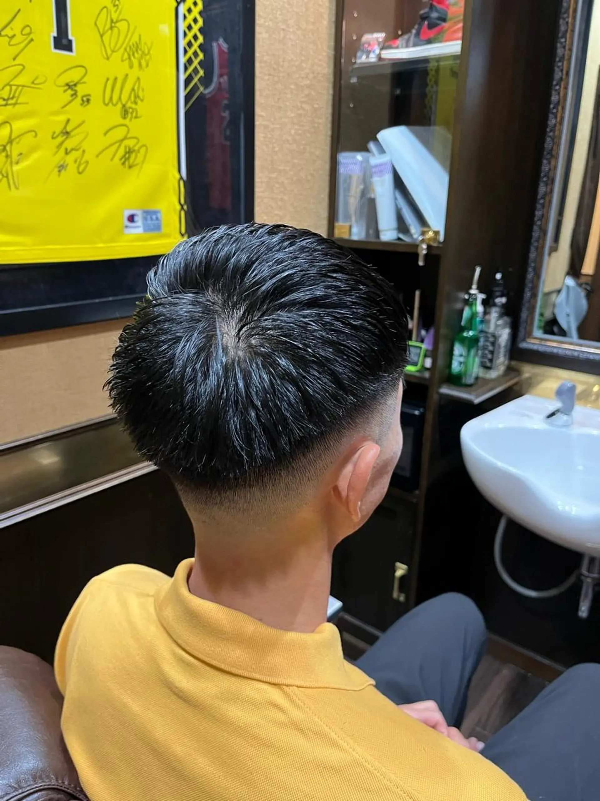 ショート メンズ フェードカット UNTRACE -BARBER SHOP所属・工藤 千織のヘアスタイル