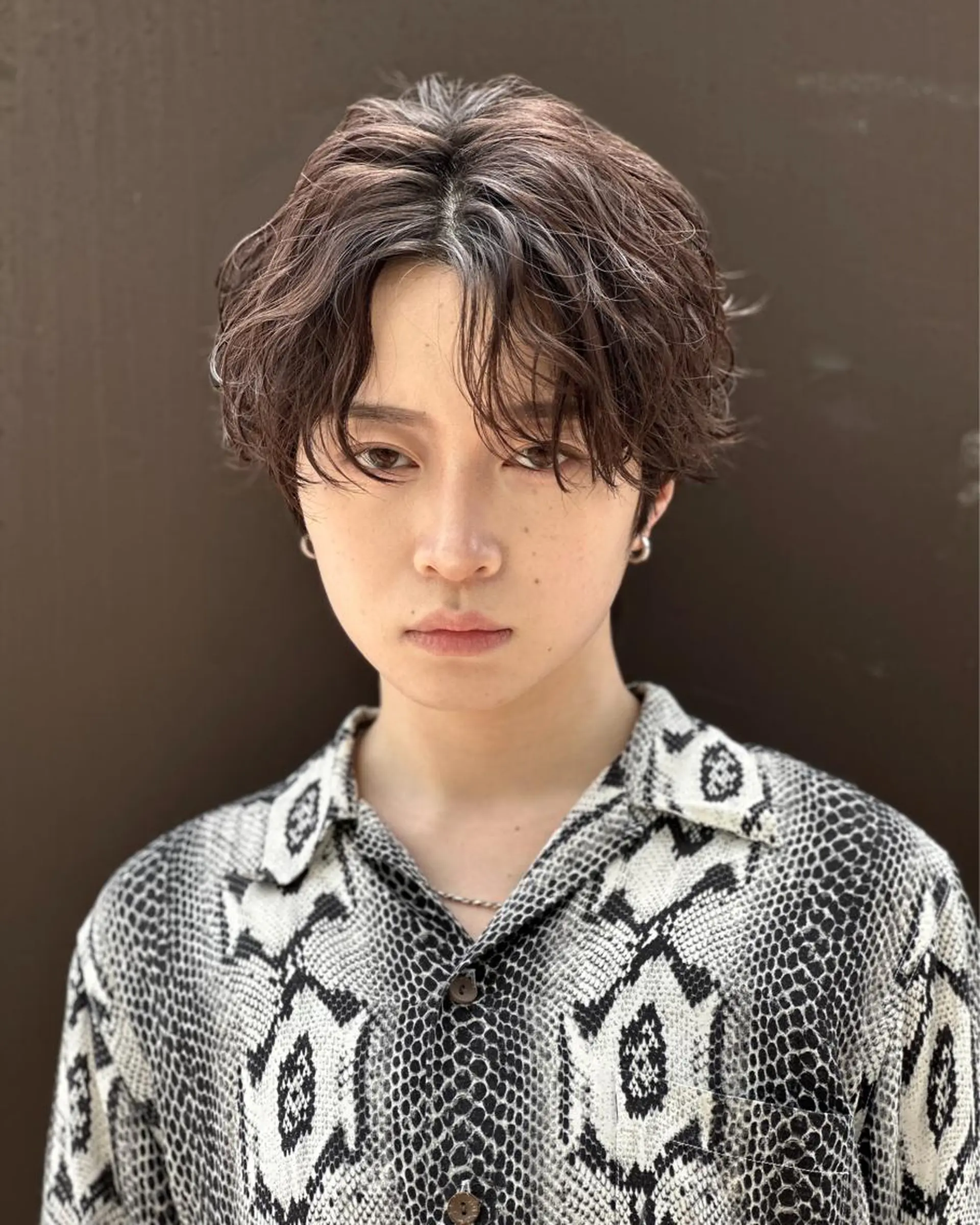 メンズ カット ヘアカラー 🎖️似合わせメンズ パーマ🎖️カネキのヘアスタイル