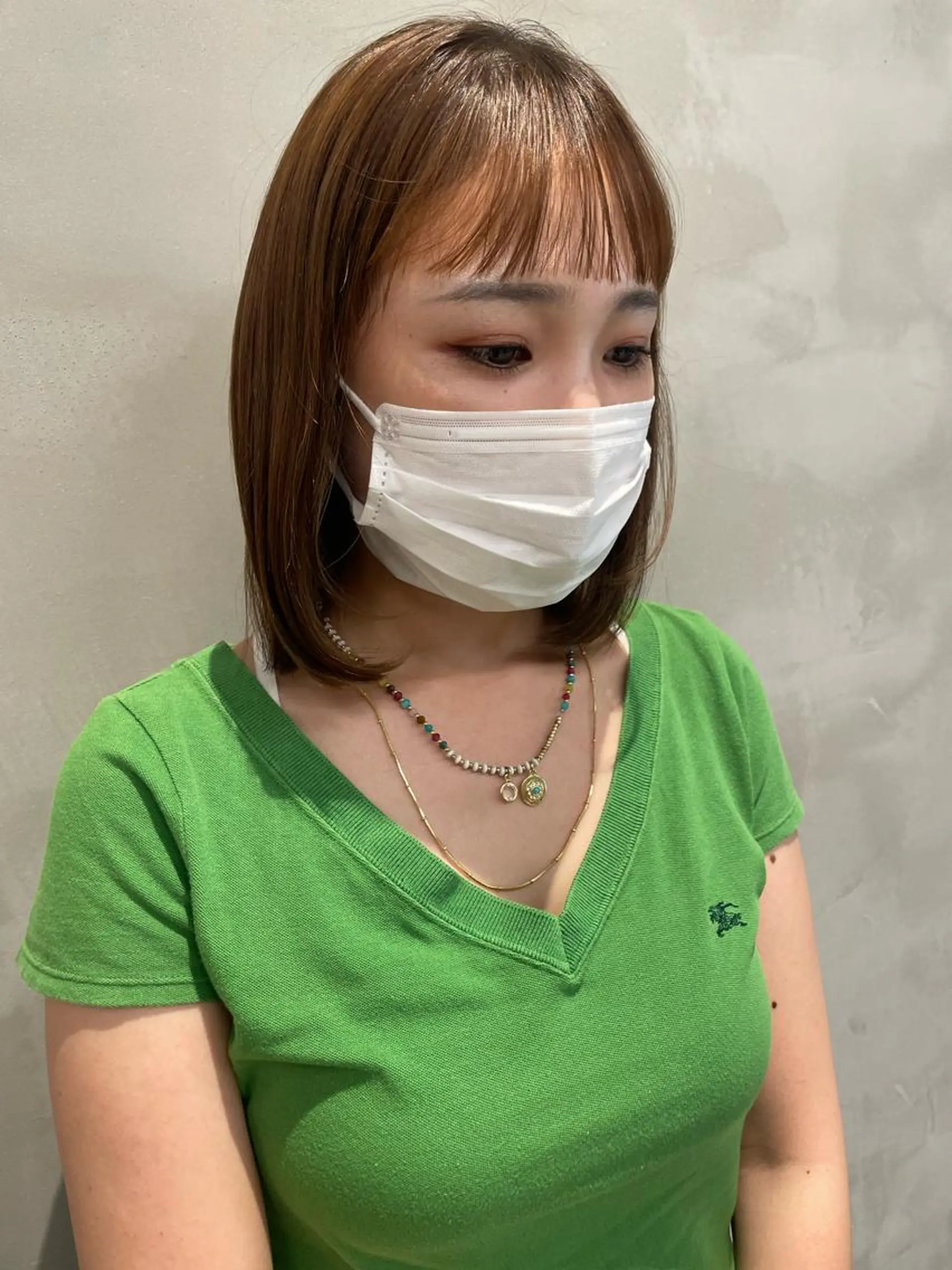 ミディアム wewe: momoeのヘアスタイル