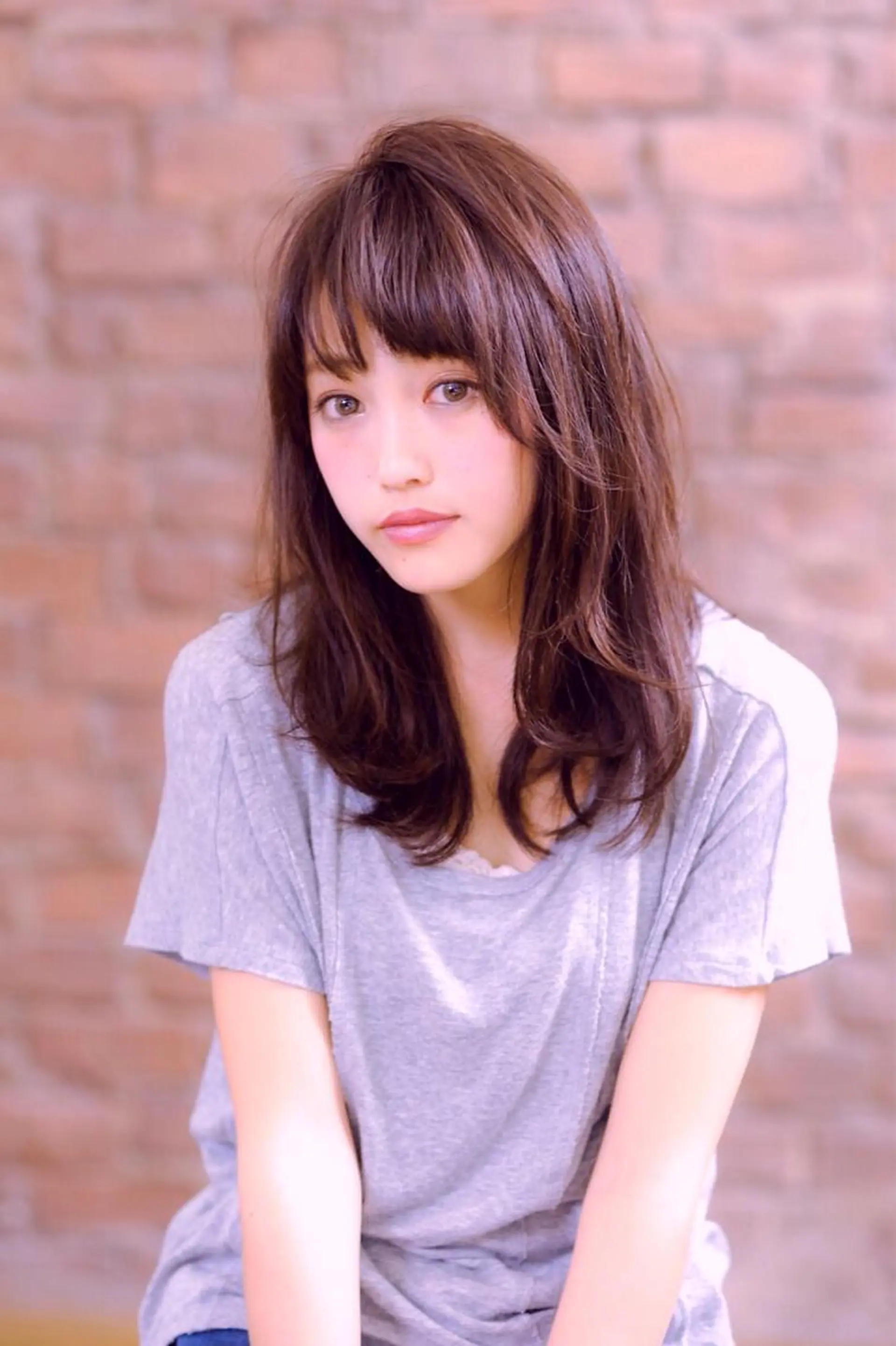 セミロング カラー 吉祥寺aivee 若手注目スタッフのヘアスタイル