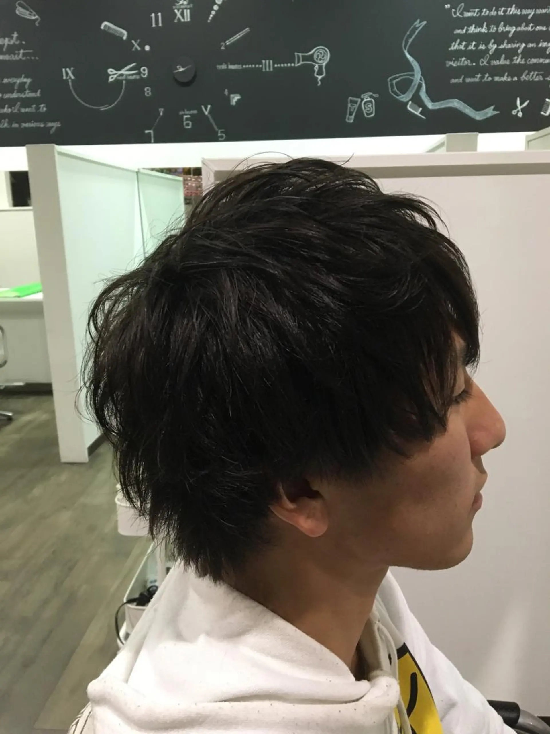 ミディアム 石崎 直也のヘアスタイル