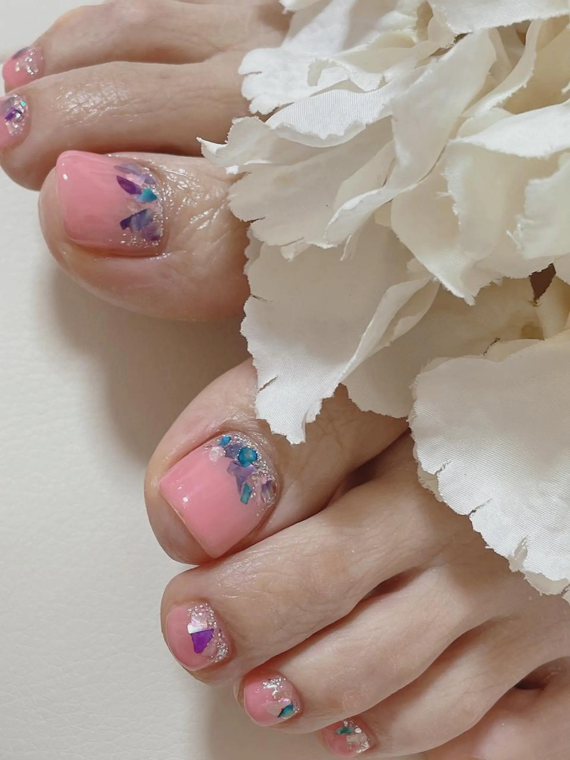 ミディアム フットネイル TAKAMATSU RINAのネイルデザイン