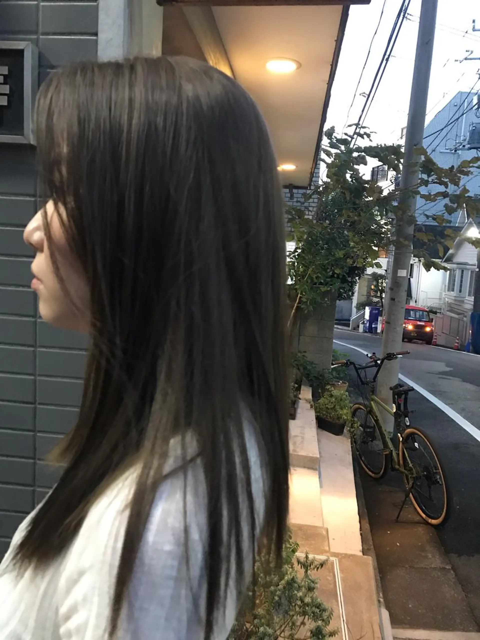 ロング カラー パーマ 木村陸弥 似合わせ 透明感カラー🌿のヘアスタイル